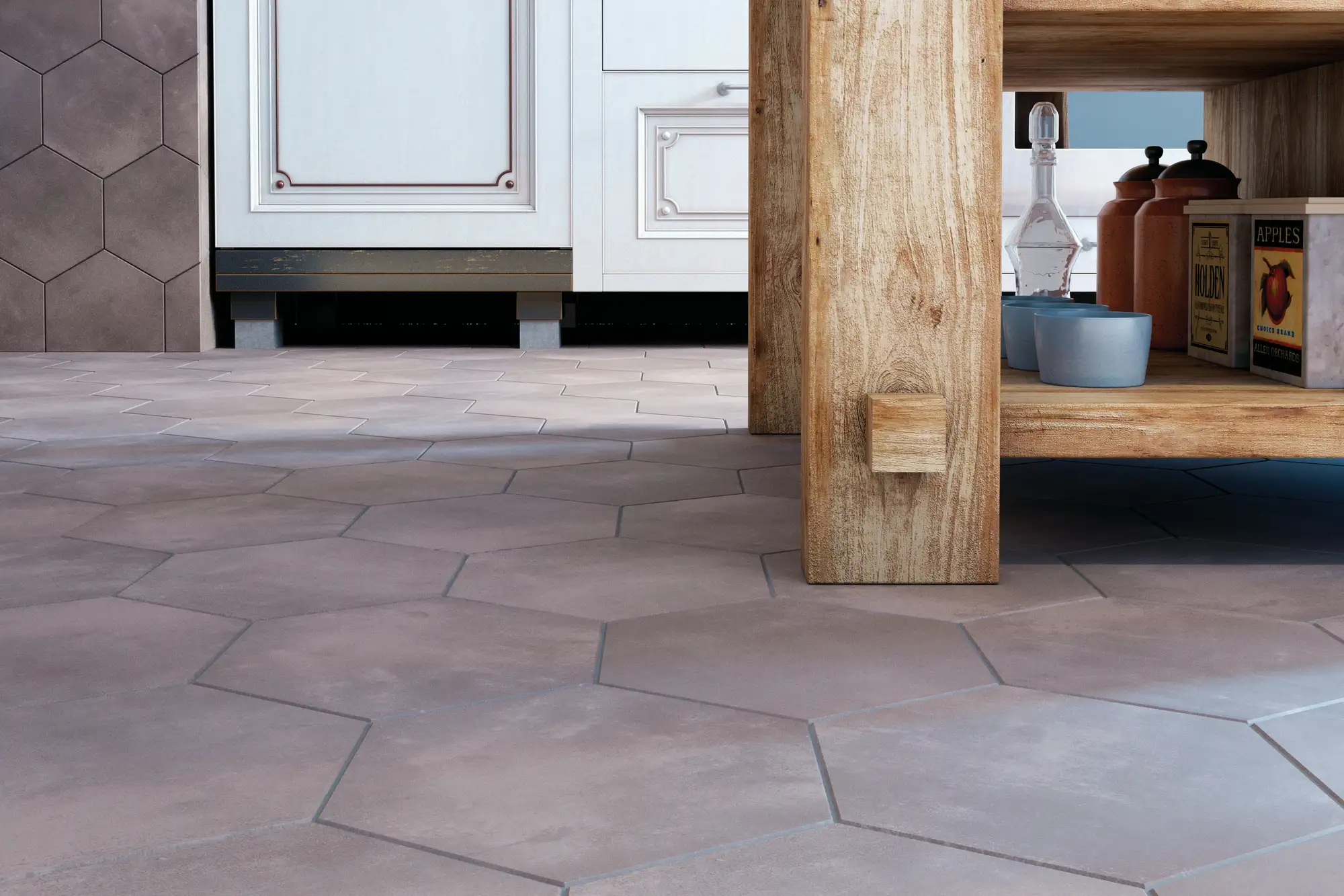 Meraki Base Porcelain Field Tile 8X9 Gris Matte - Image 2