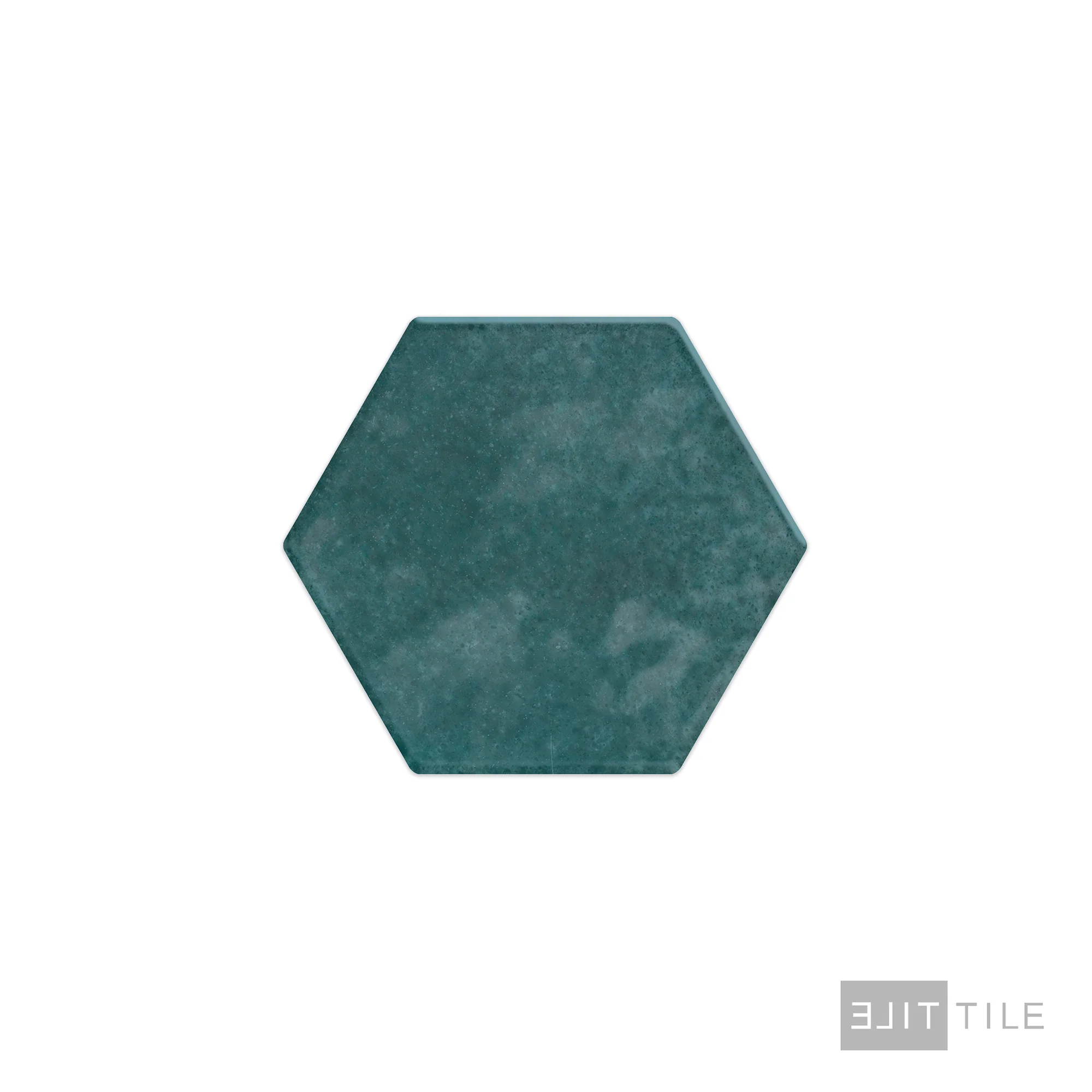 Mesmerist Ceramic Wall Tile 4" Hex Mystique Glossy - Image 3