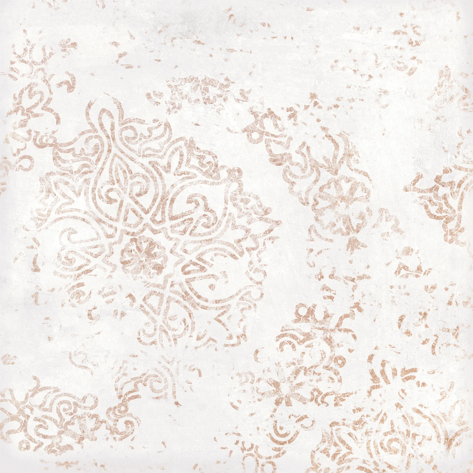 Mestizaje Chateau Antique Glossy 7X7 Antique White - Image 6