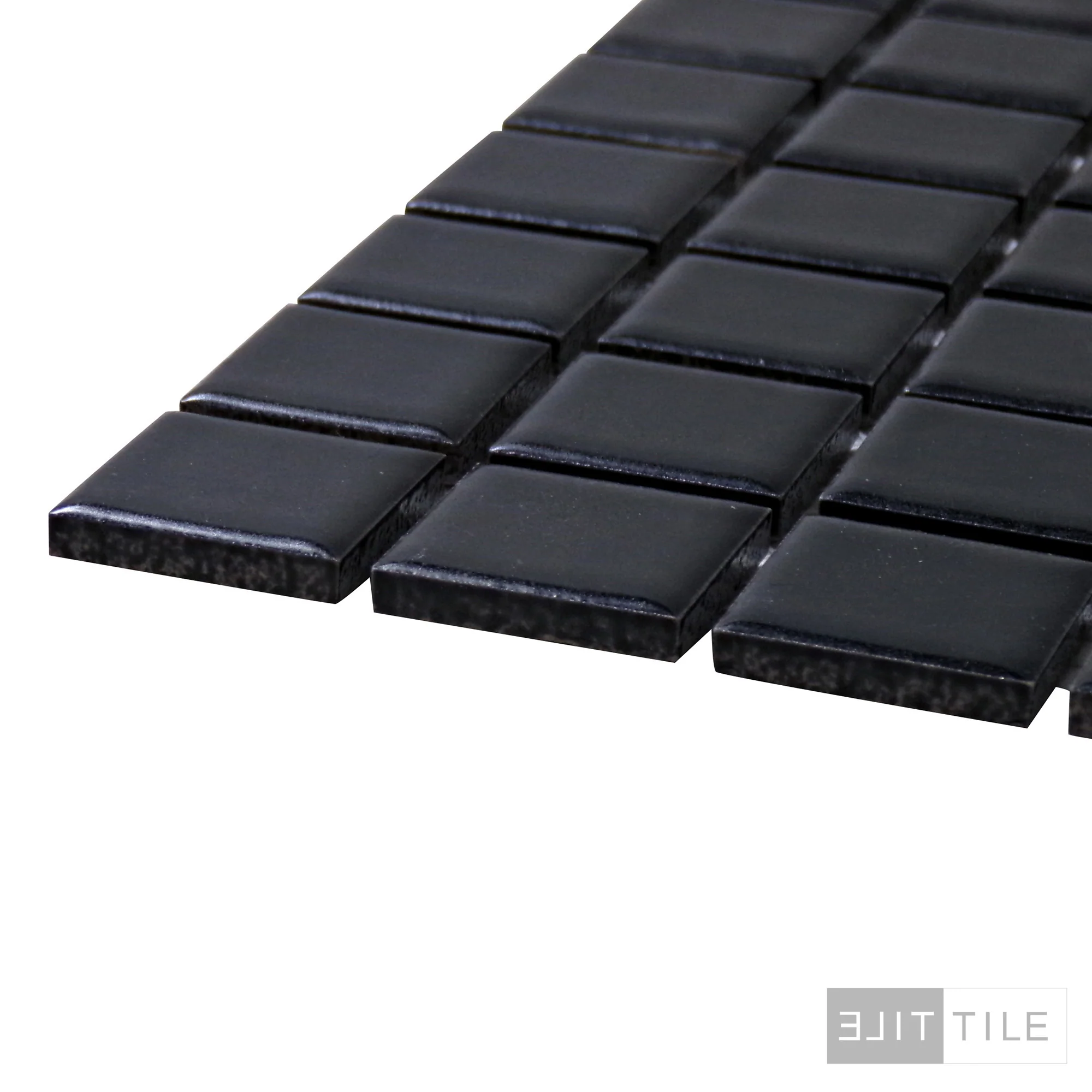 Metro 1X1 Square 12X12 Black Matte - Image 4