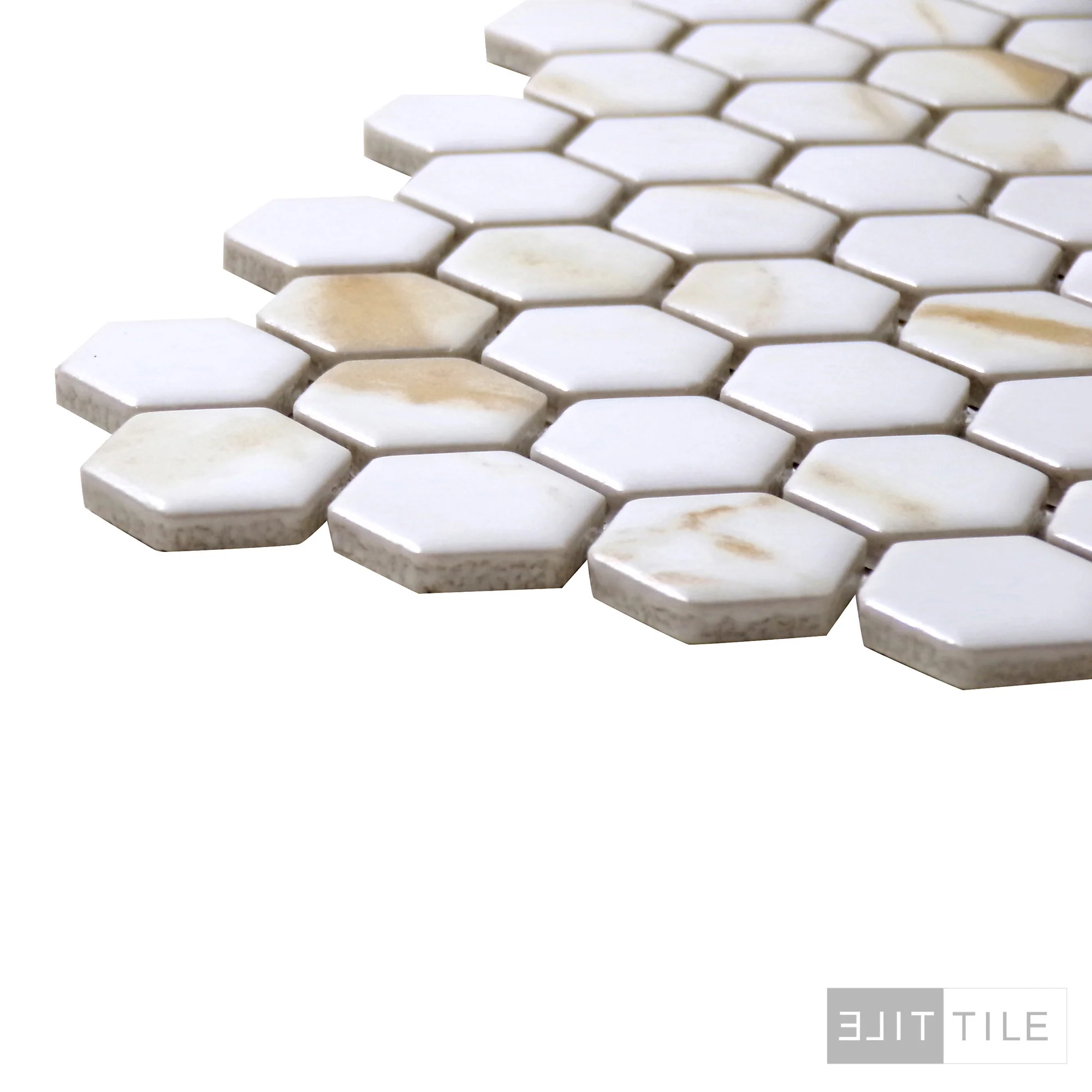 Metro 1X1 Hex 12X12 Calacatta Gold Matte - Image 4