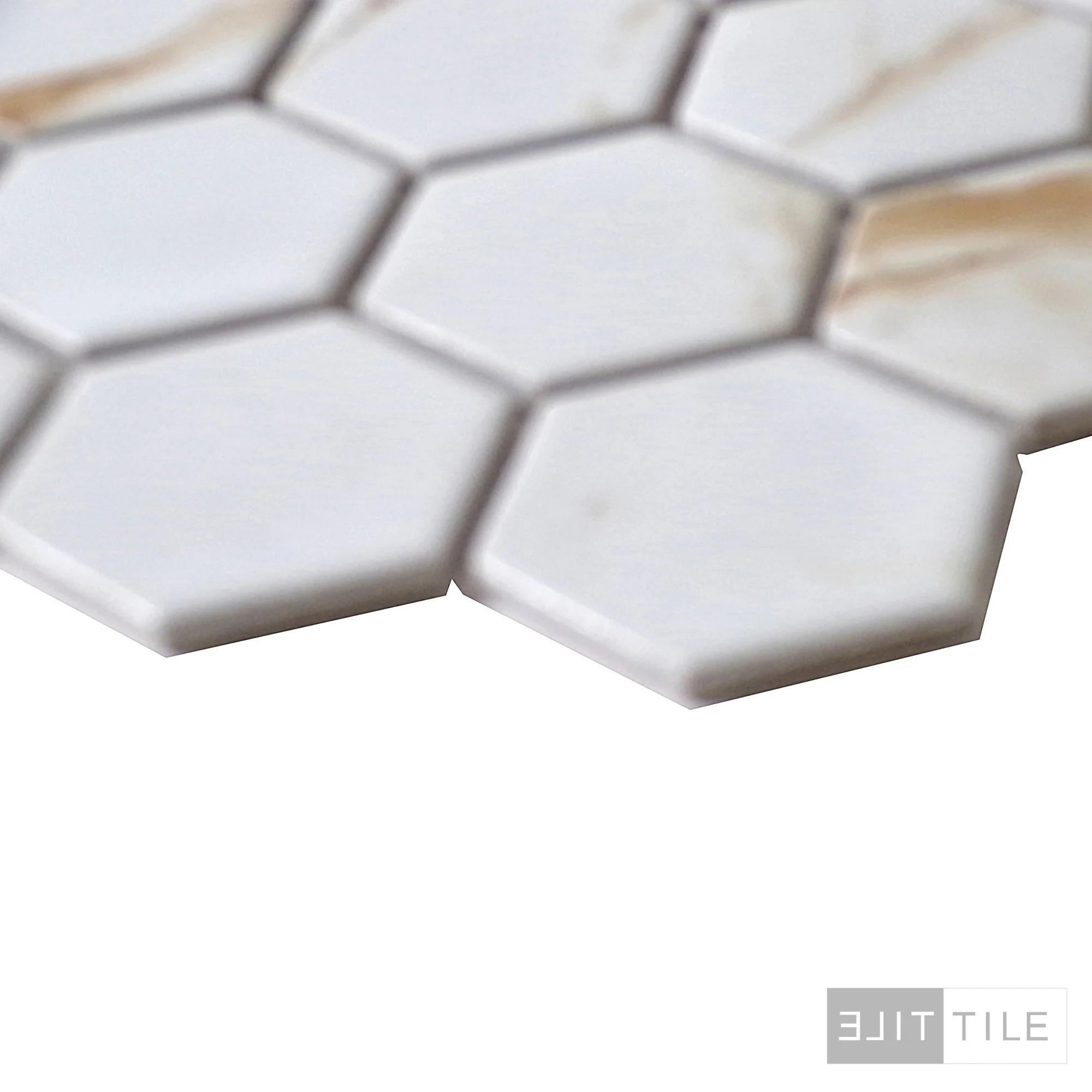 Metro 2X2 Hex 12X12 Calacatta Gold Matte - Image 3