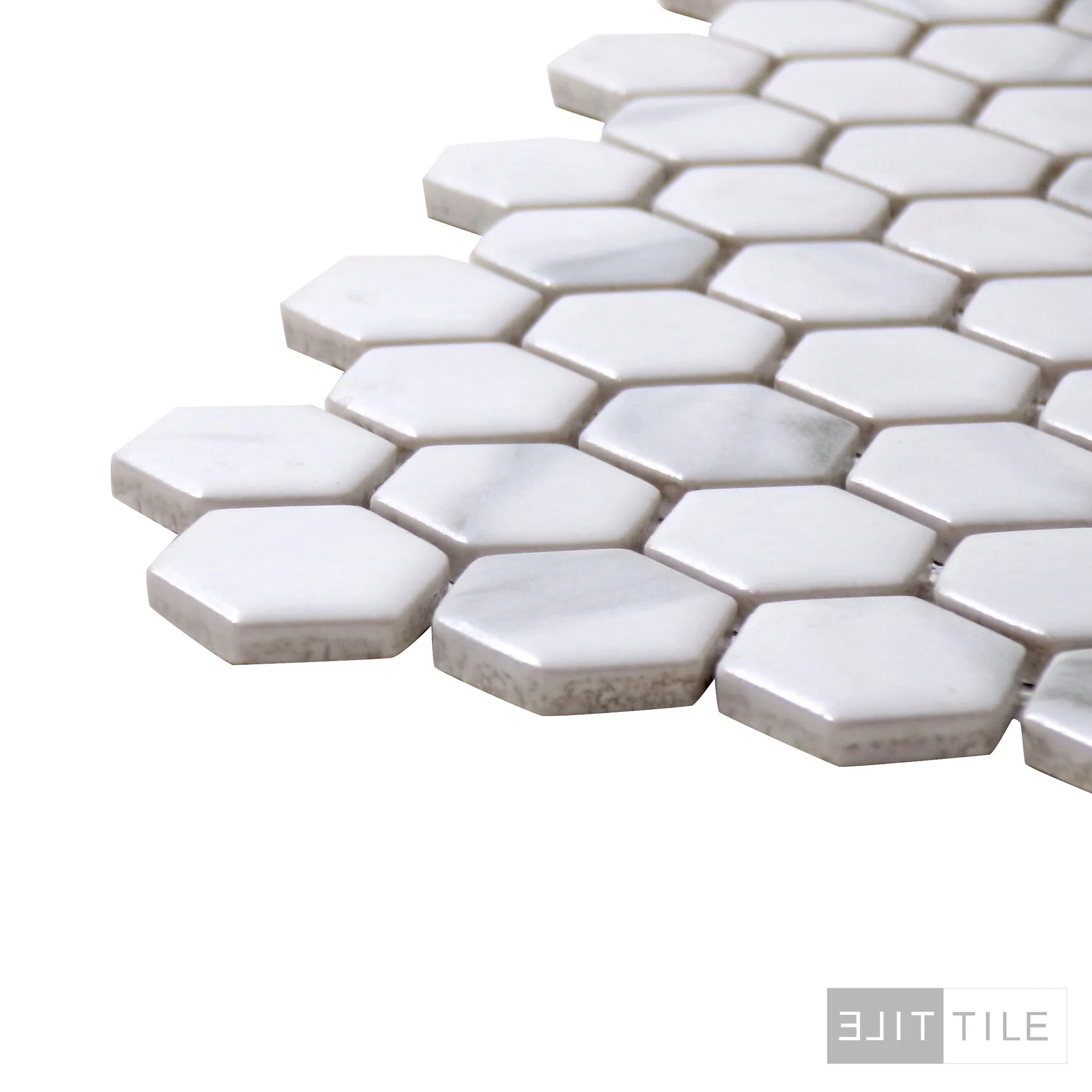 Metro 1X1 Hex 12X12 Carrara White Matte - Image 4