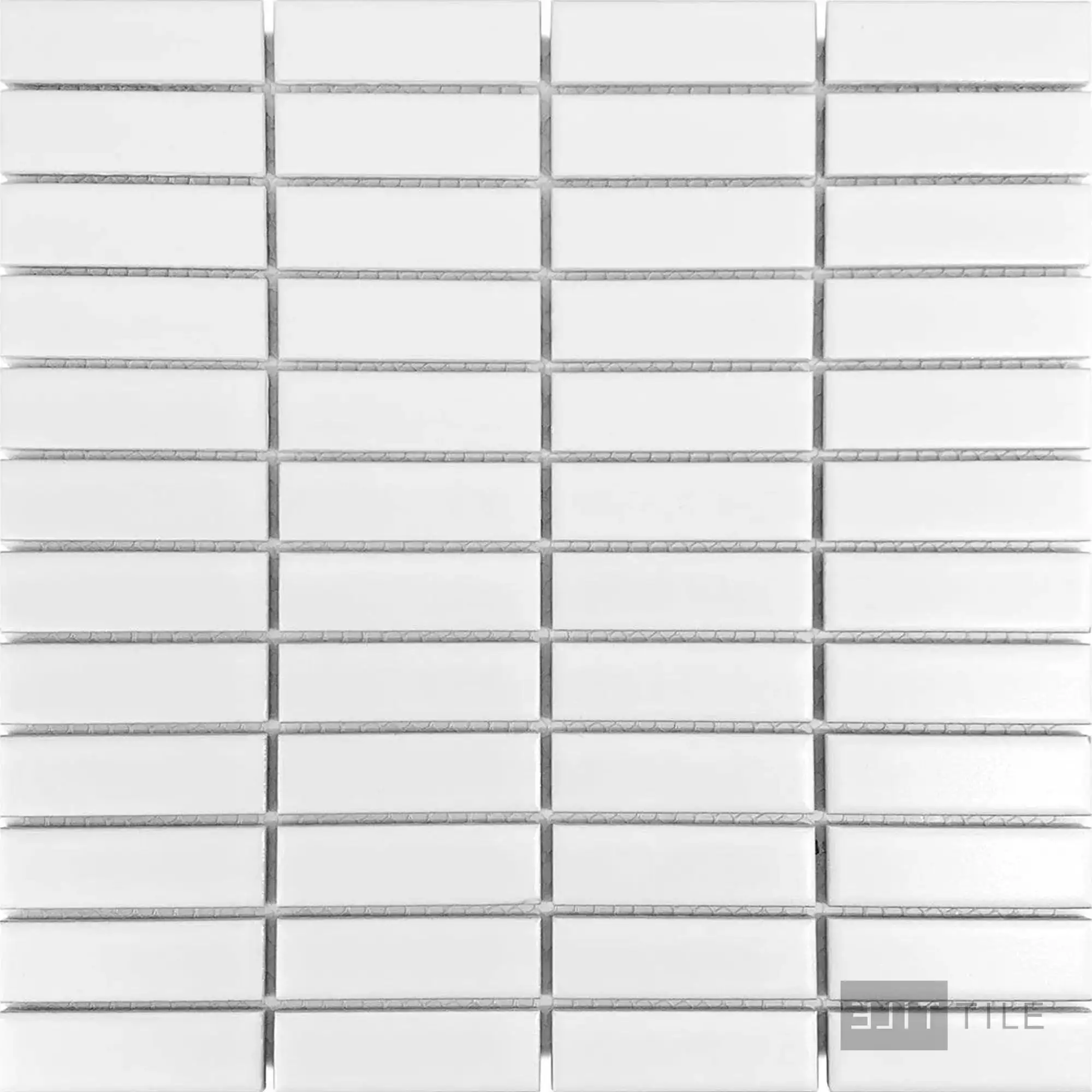 Metro 1X3 Grid 12X12 White Matte