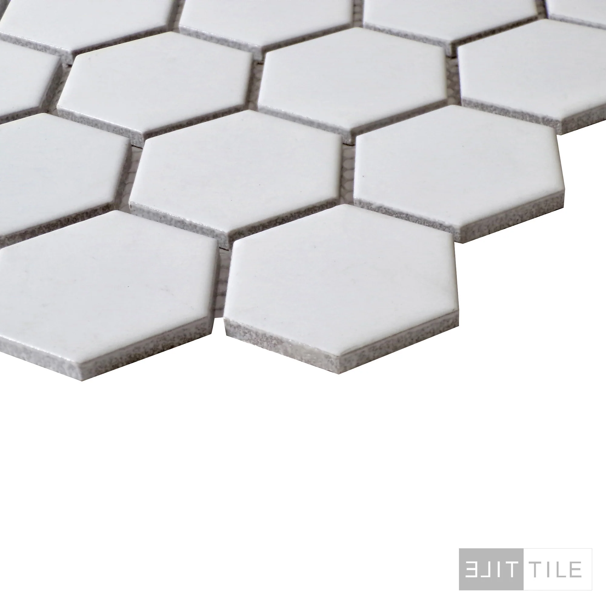 Metro 2X2 Hex 12X12 White Matte - Image 3