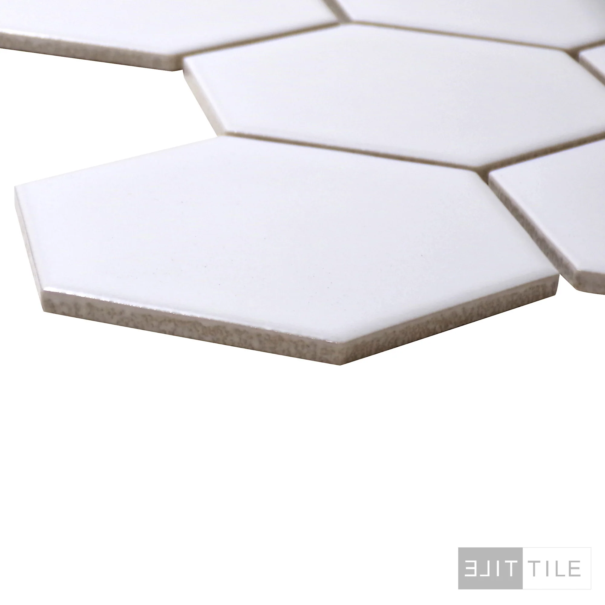 Metro 4X4 Hex 12X12 White Matte - Image 4