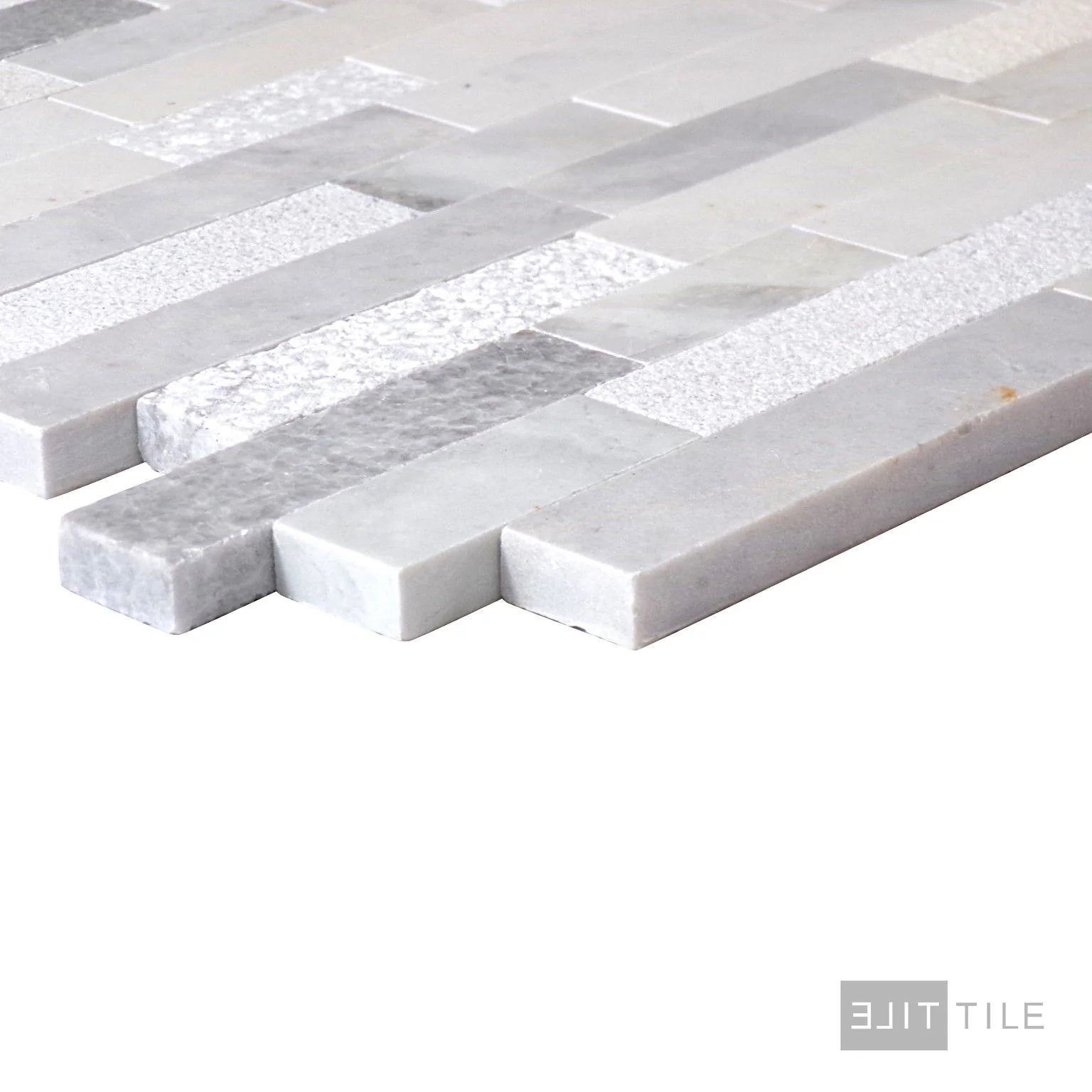 Minute Mosaix Natural Stone Mosaic 13X12 Stormy Mist - Image 4