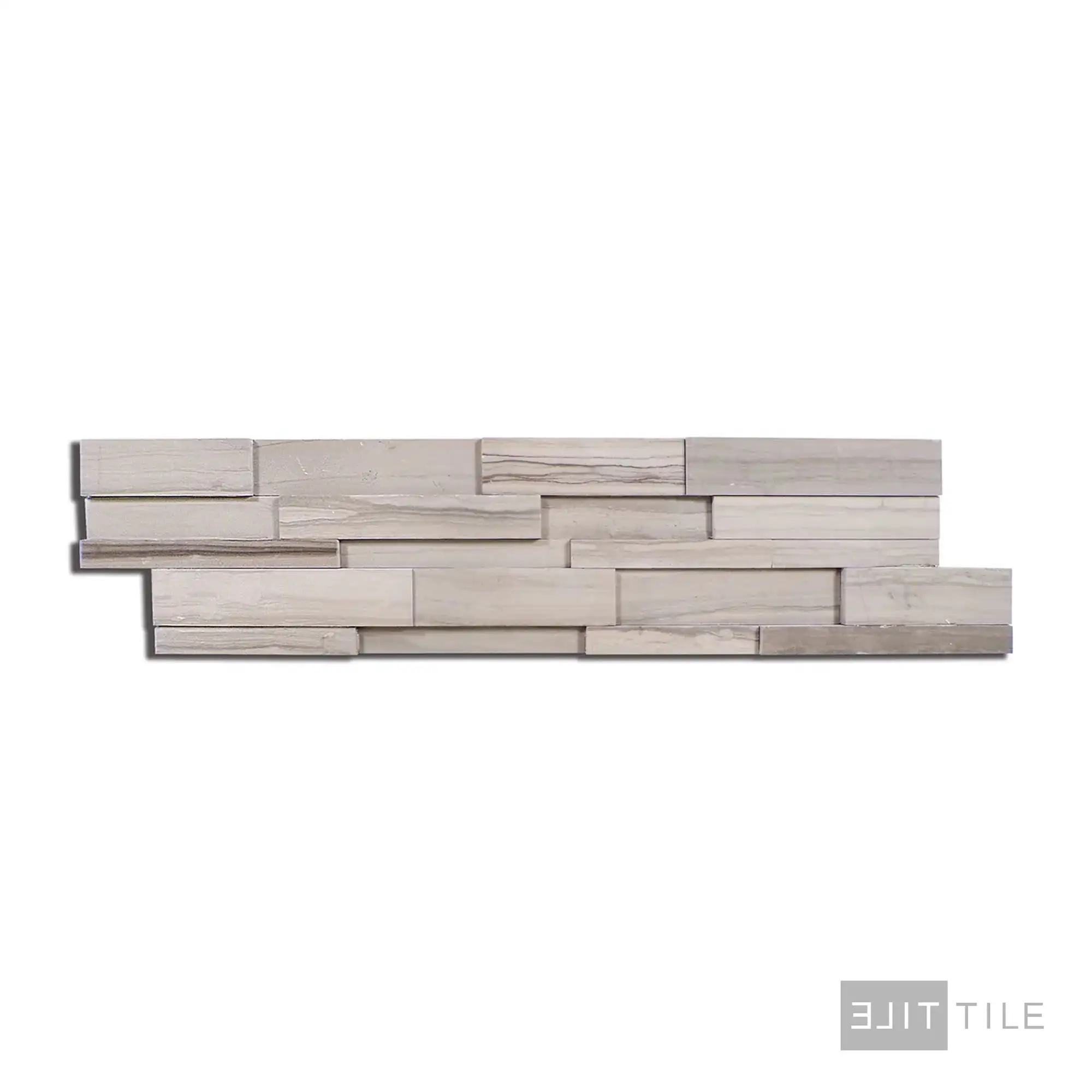 Modern Ledgestone Ledger Panel 6X24 Athens Wood Natural - Image 3