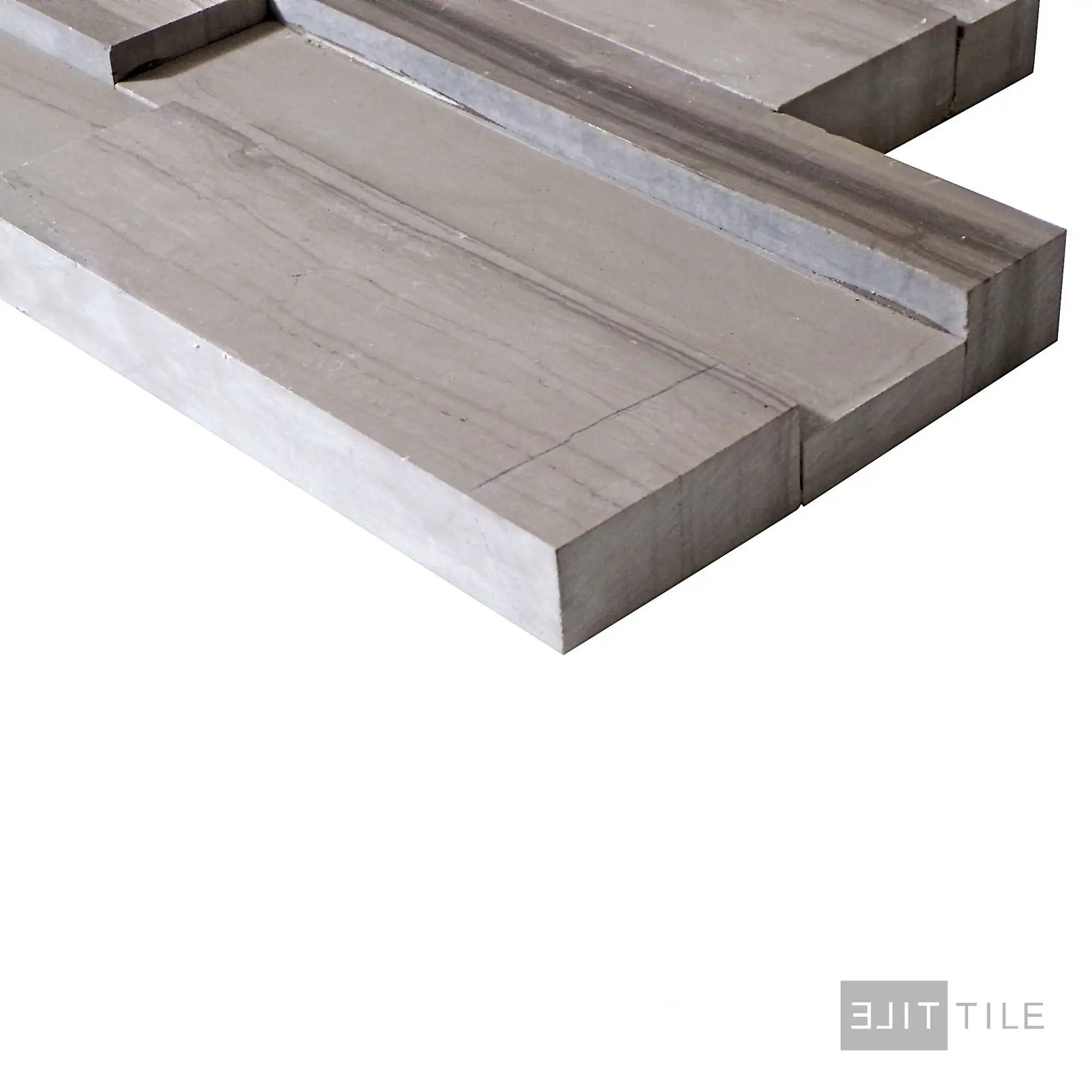 Modern Ledgestone Ledger Panel 6X24 Athens Wood Natural - Image 4