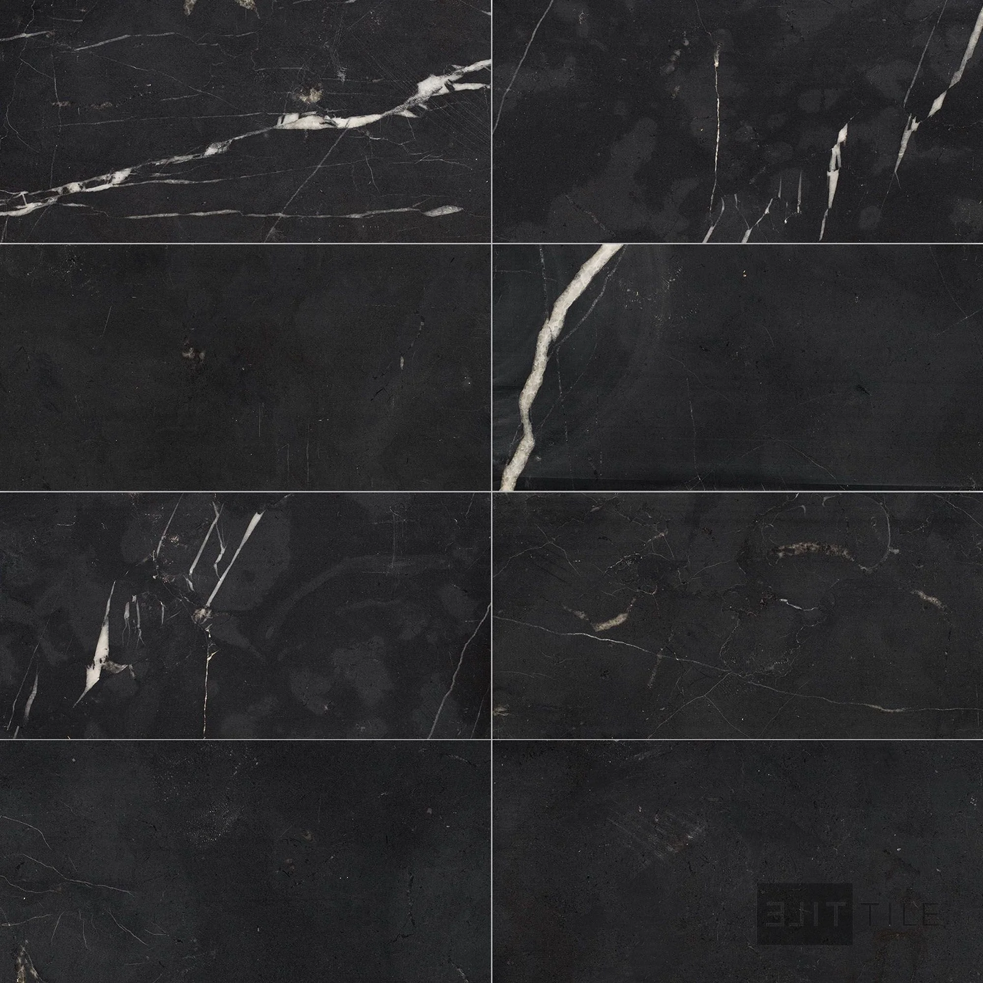 Negro Marquina Marble 3X6 Honed