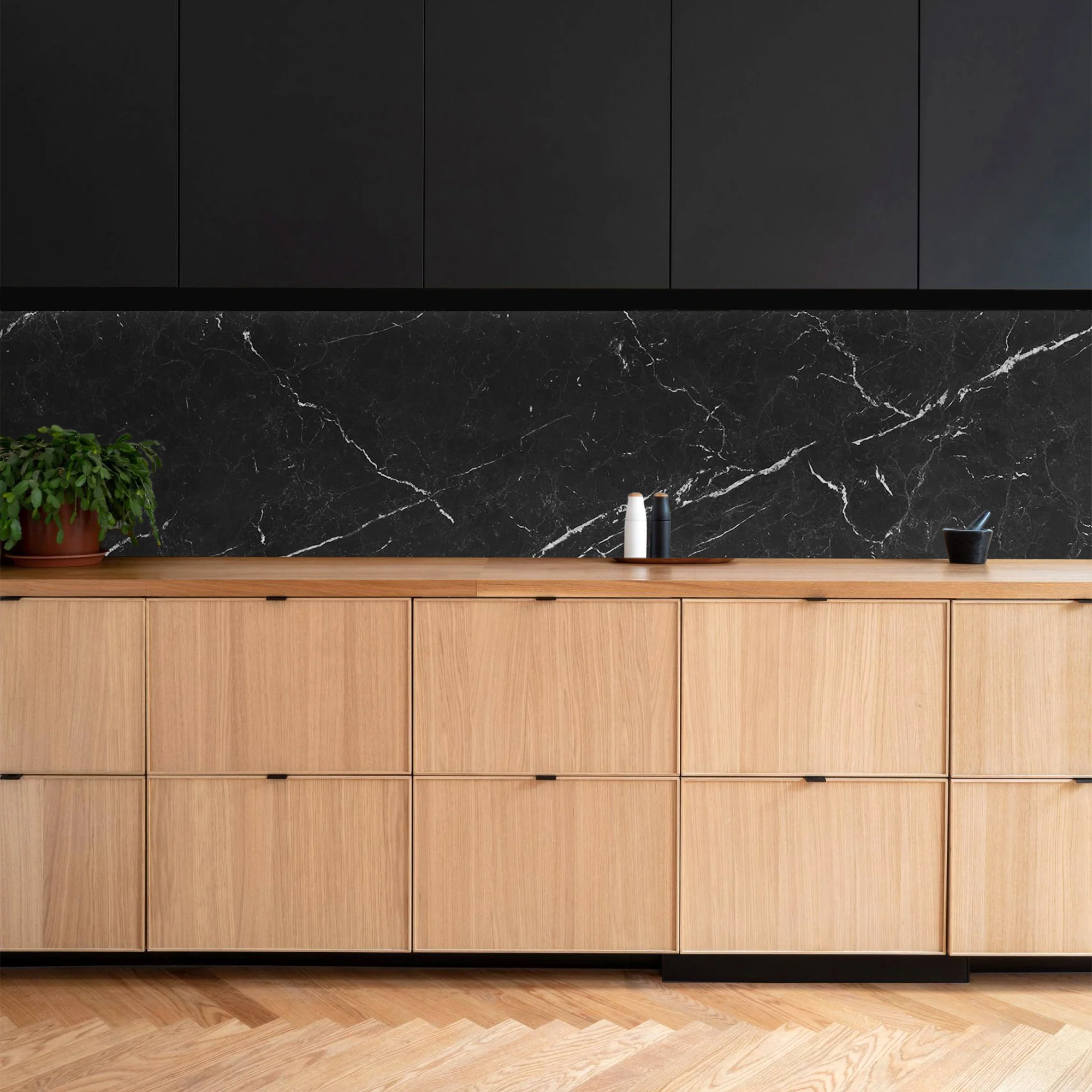 Negro Marquina Marble 3X6 Honed - Image 2
