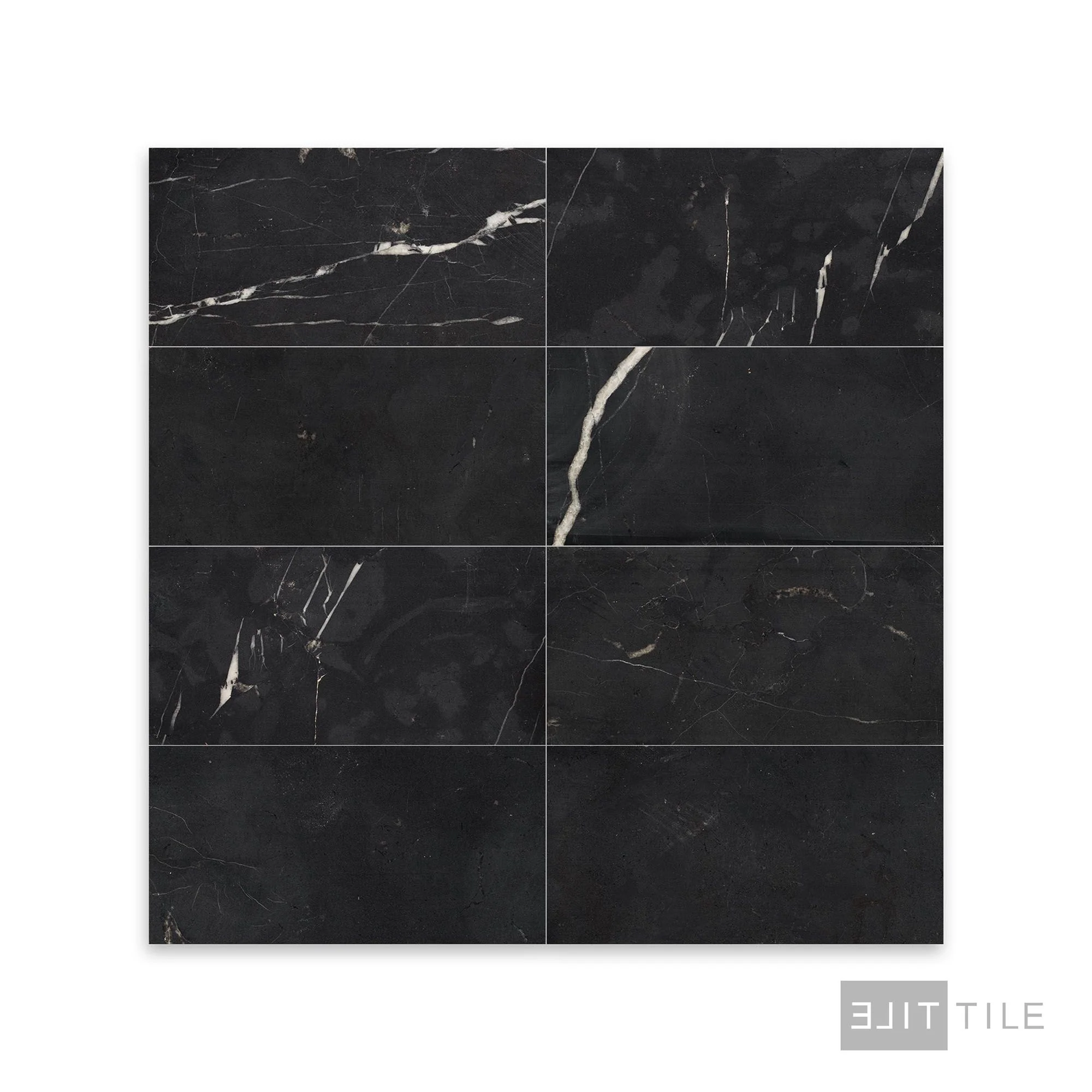 Negro Marquina Marble 3X6 Honed - Image 3