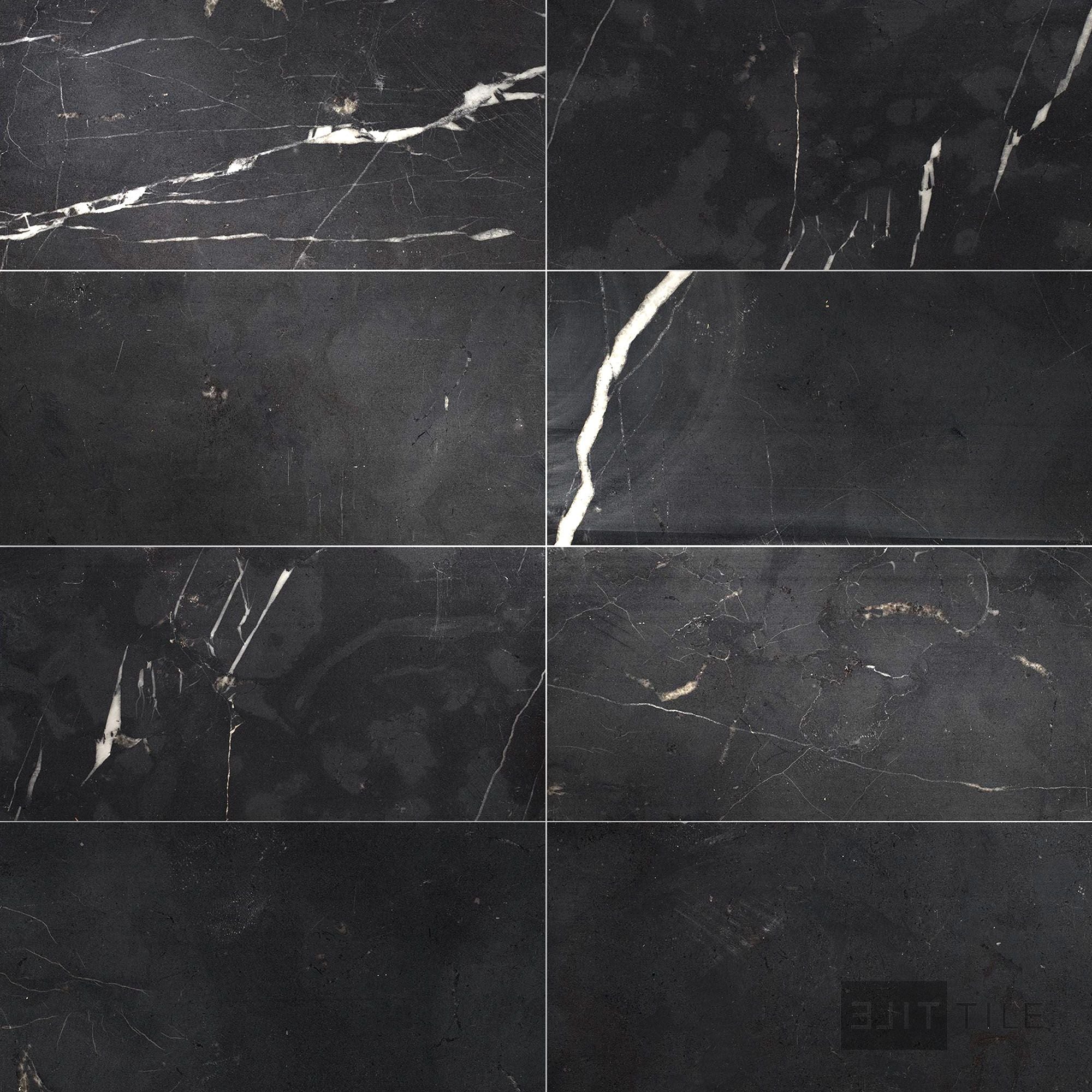 Negro Marquina Marble 3X6 Polished