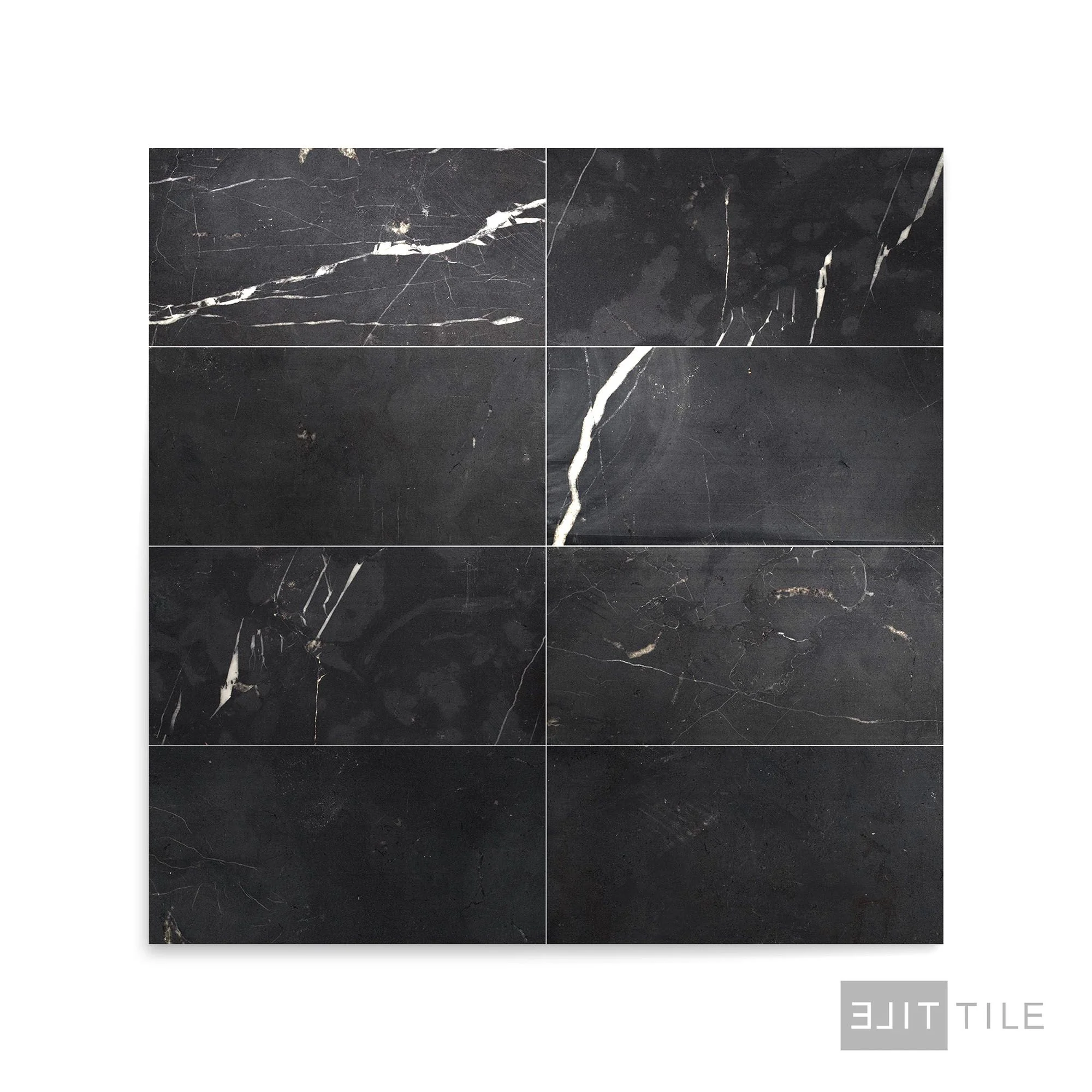 Negro Marquina Marble 3X6 Polished - Image 2