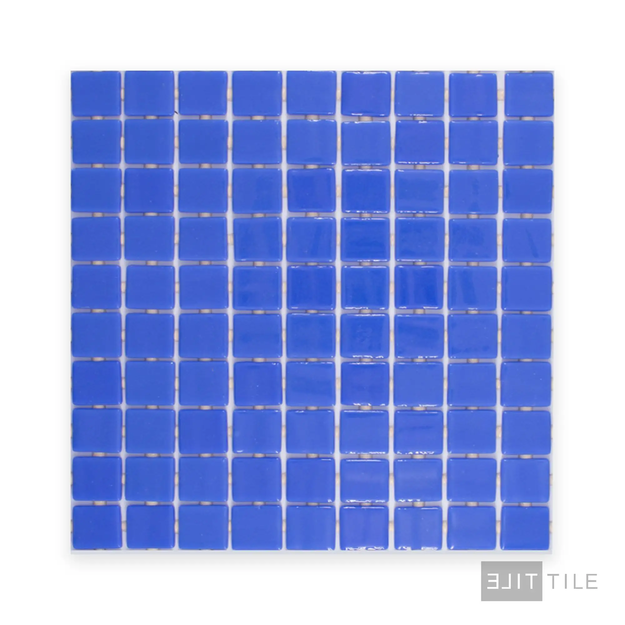 Lisa Pool Rated Square Glass Mosaic 12X18 Azul Celeste Glossy - Image 2