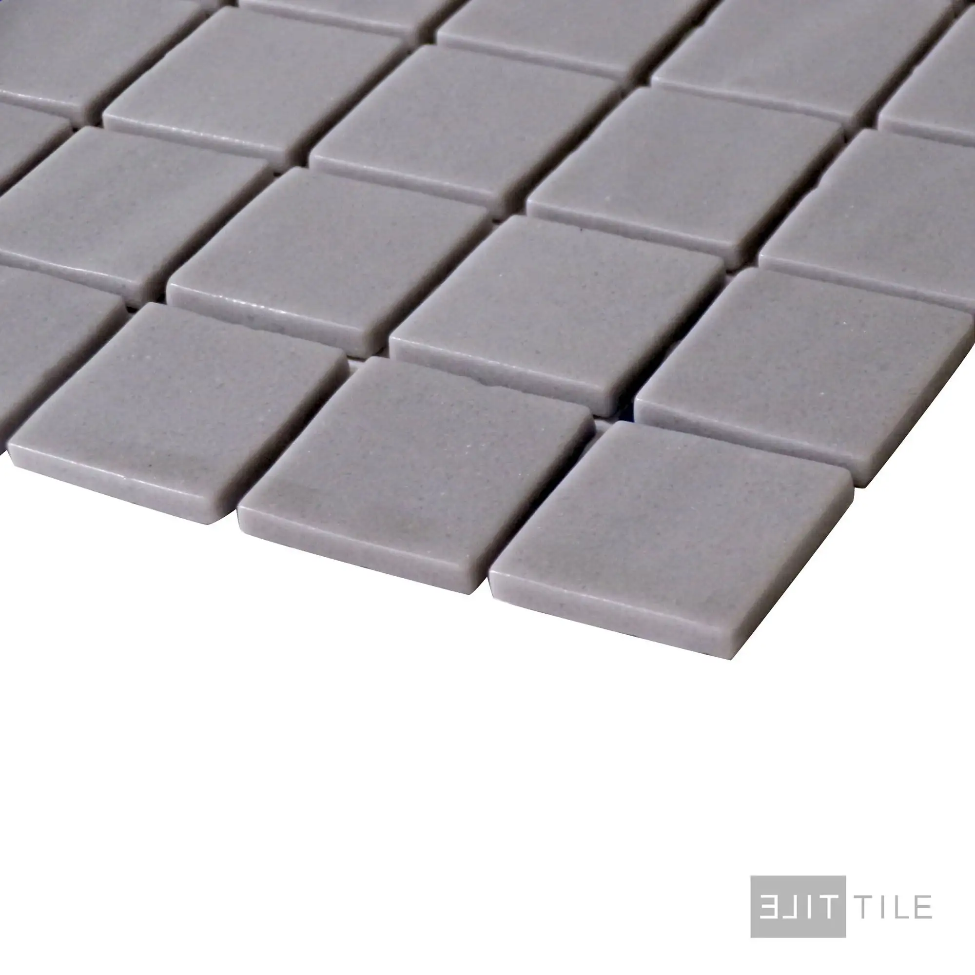 Natureglass Pool Rated Square Glass Mosaic 12X12 Malla Grey Glossy - Image 4