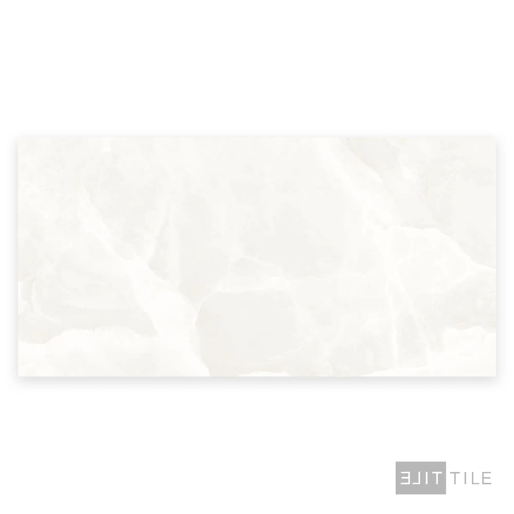 Onyx Porcelain Large Format Field Tile 24X48 White Polished - Image 3