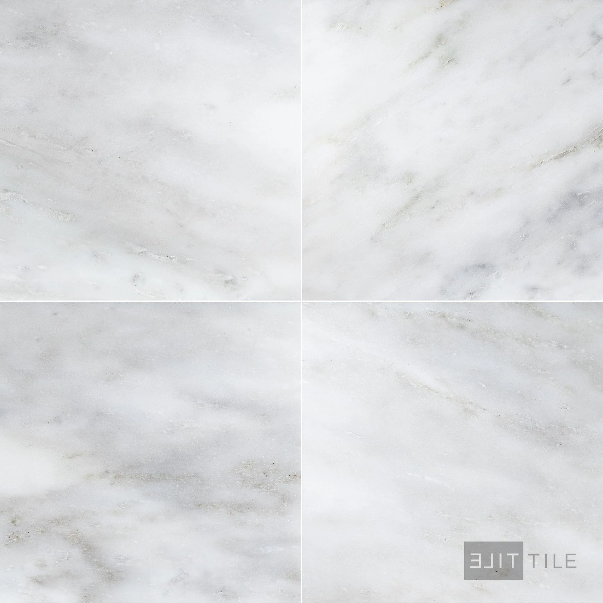 Oriental White Marble 24X24 Honed