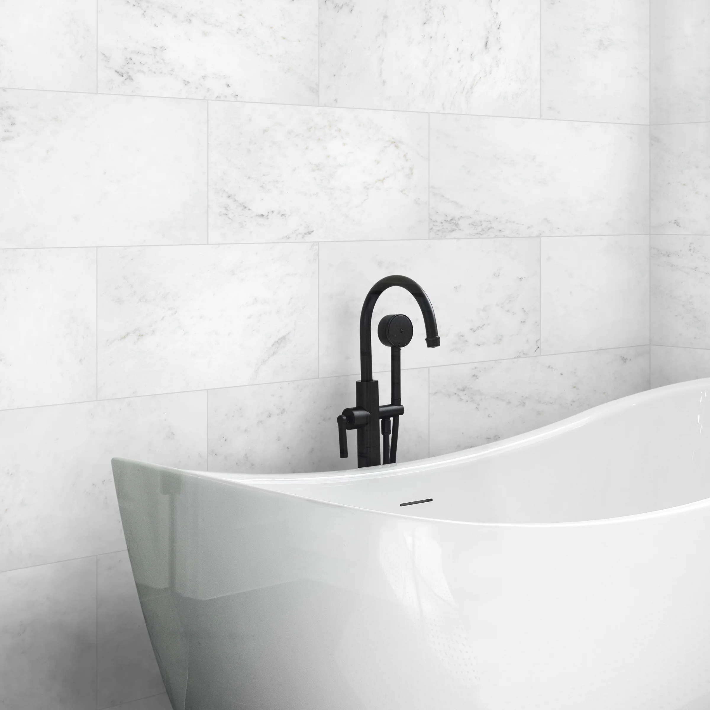 Oriental White Marble 6X12 Honed - Image 5