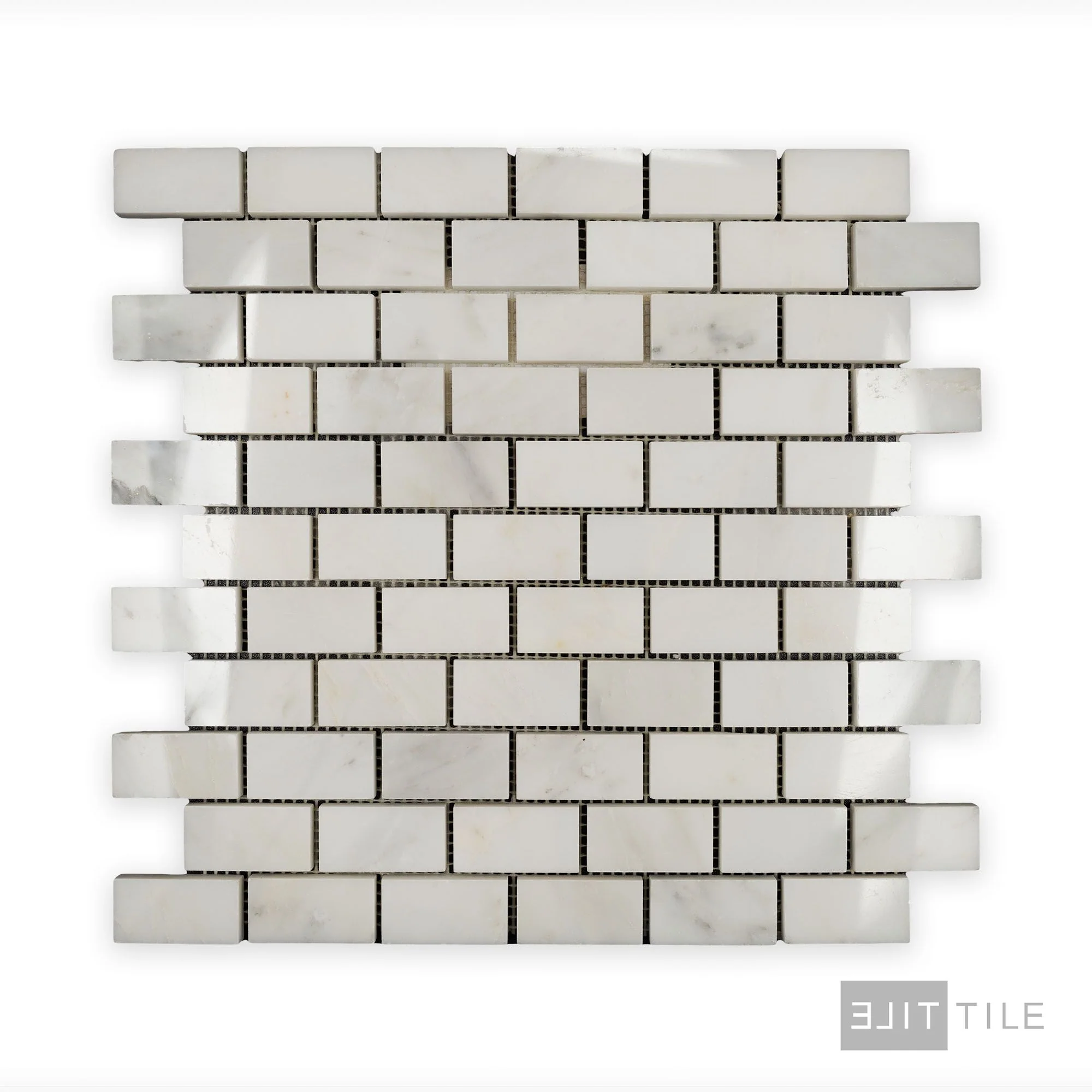 Oriental White Marble 1X2 Brick Polished Mosaic - Image 2