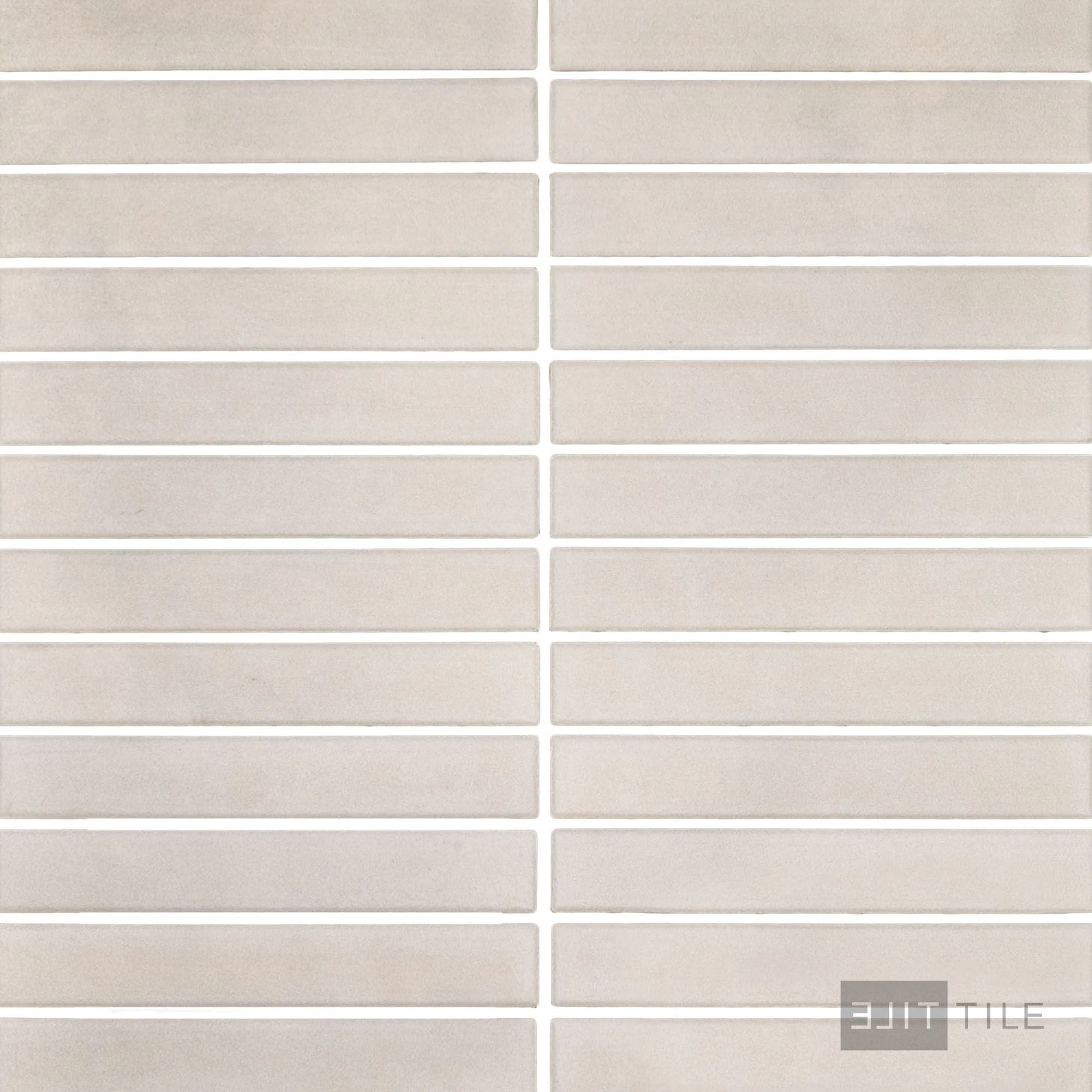 Passaggi 1X6 Grid Mosaic 12X12 Grey Matte