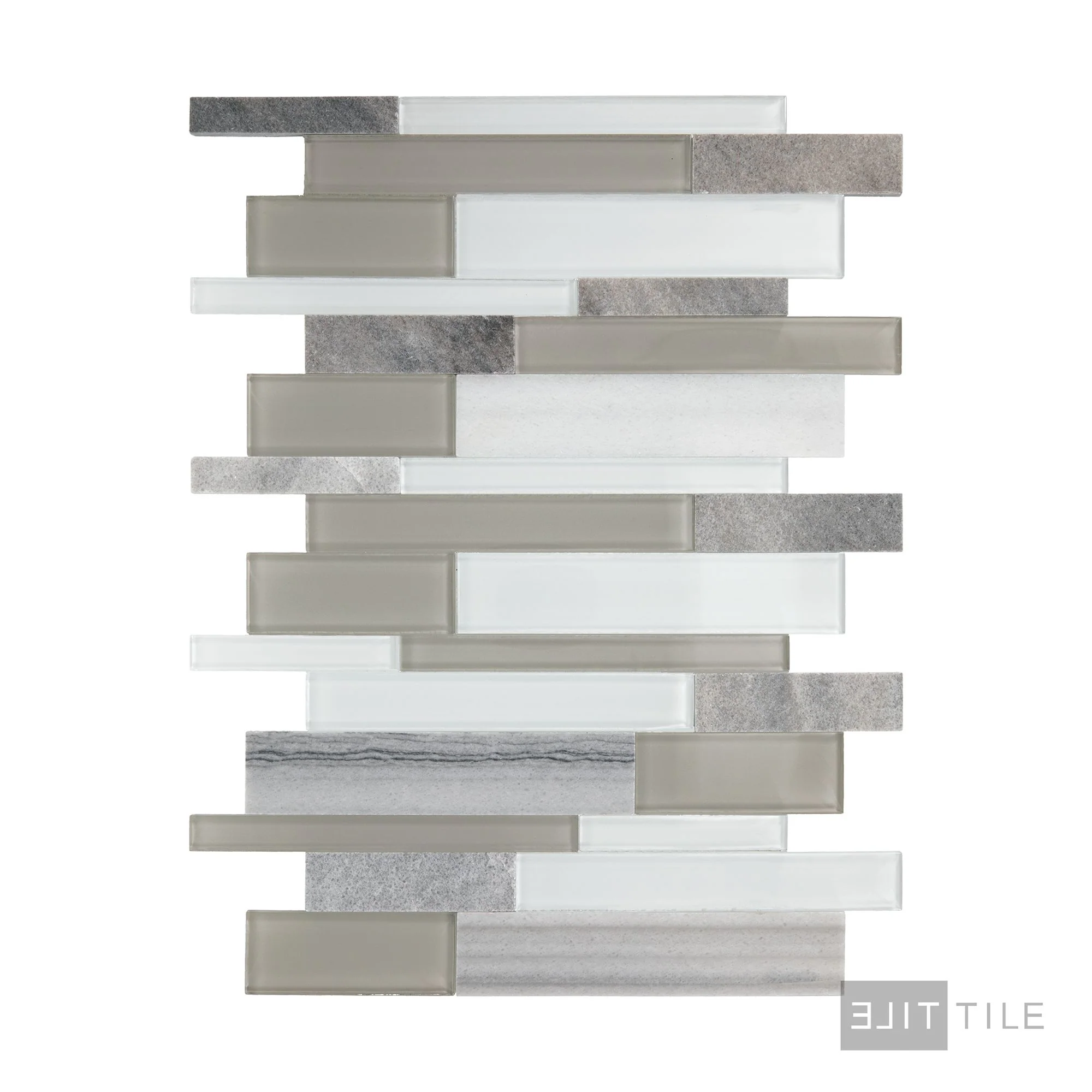Perfit Mosaix Natural Stone Mosaic 18X12 Marmara & Glass Polished - Image 3