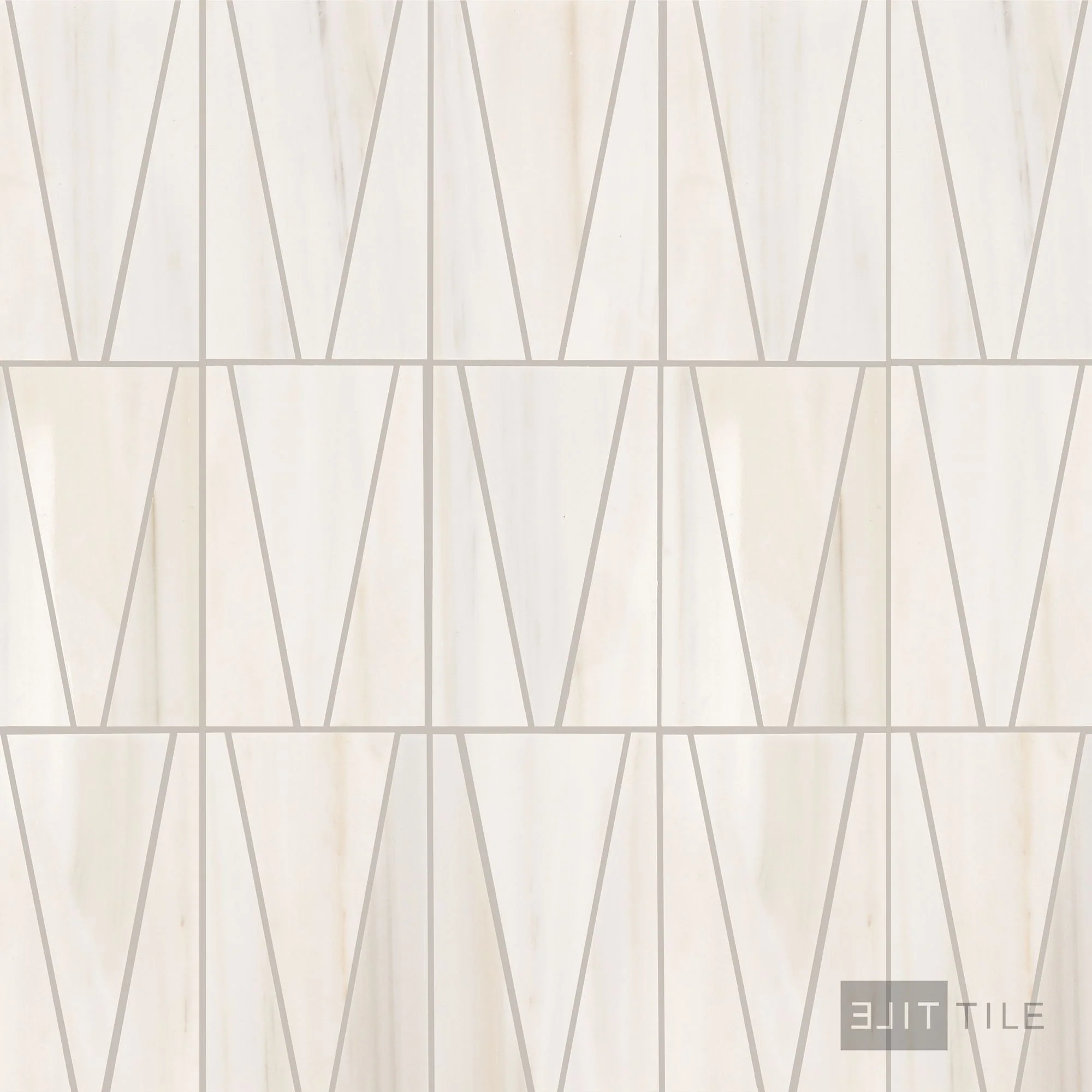 Perfit Mosaix Natural Stone Mosaic Trace 18X12 Patagonia White Polished