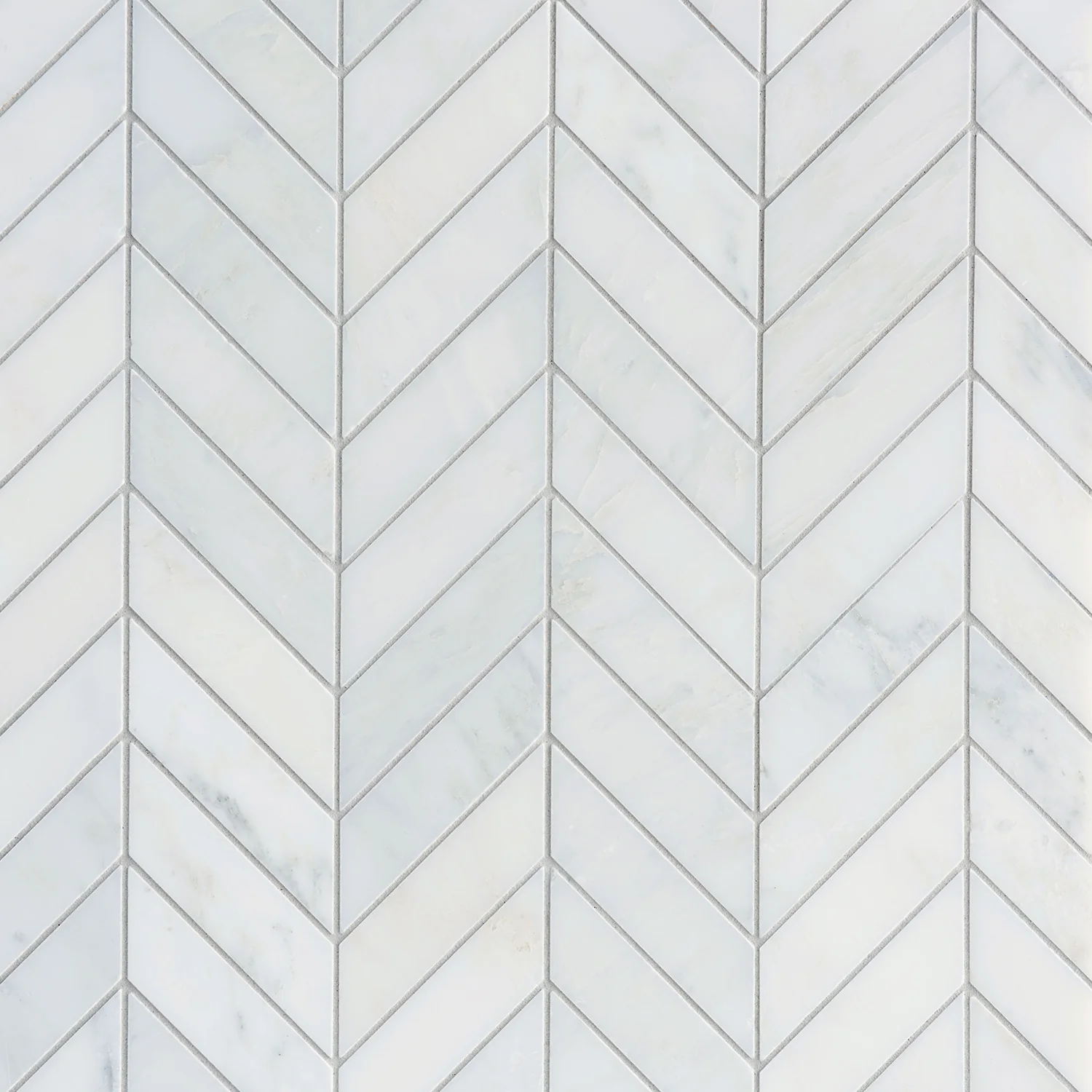 Pietra Bello Chevron Mosaic 12-1/8X10-5/8 Bianco Bello Honed