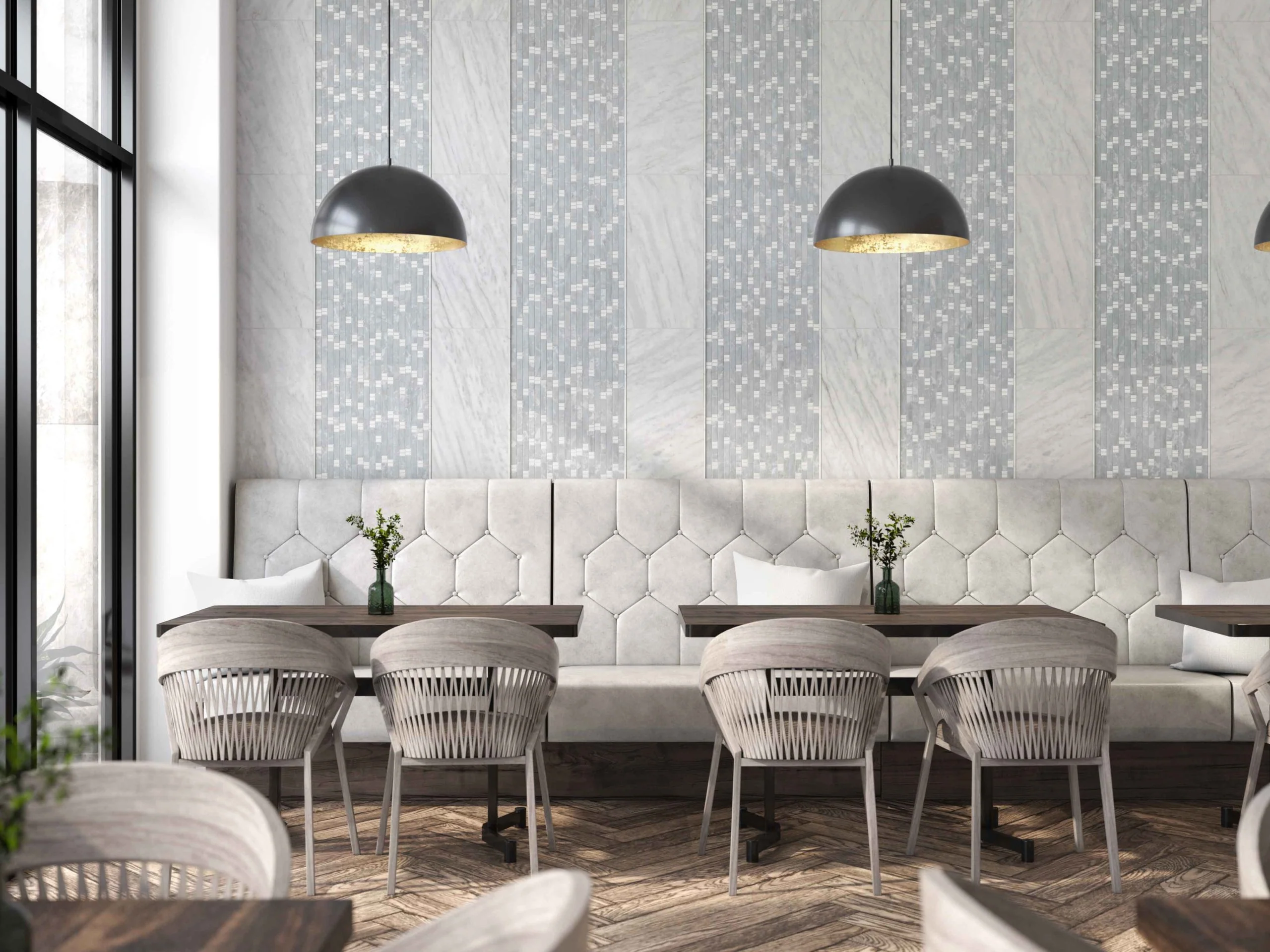 Pietra Gris Tivoli Mosaic 12X12 Light Grey Honed - Image 2
