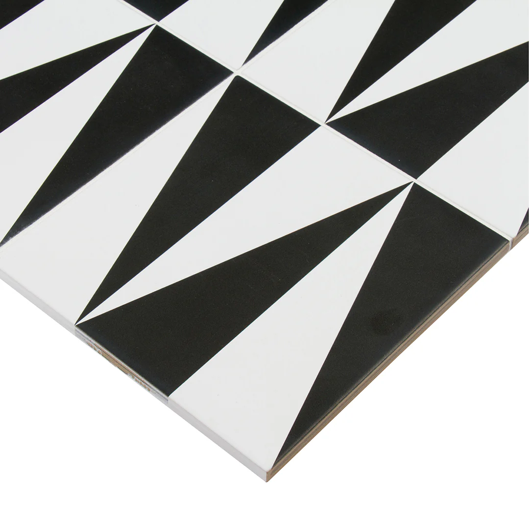 Pop Culture Chess Queen Square 8X8 Black/White Matte - Image 4