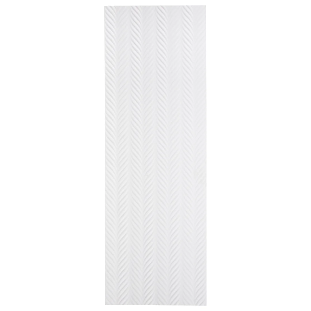 Pop Culture Plume Rectangle 16X48 White Matte - Image 3