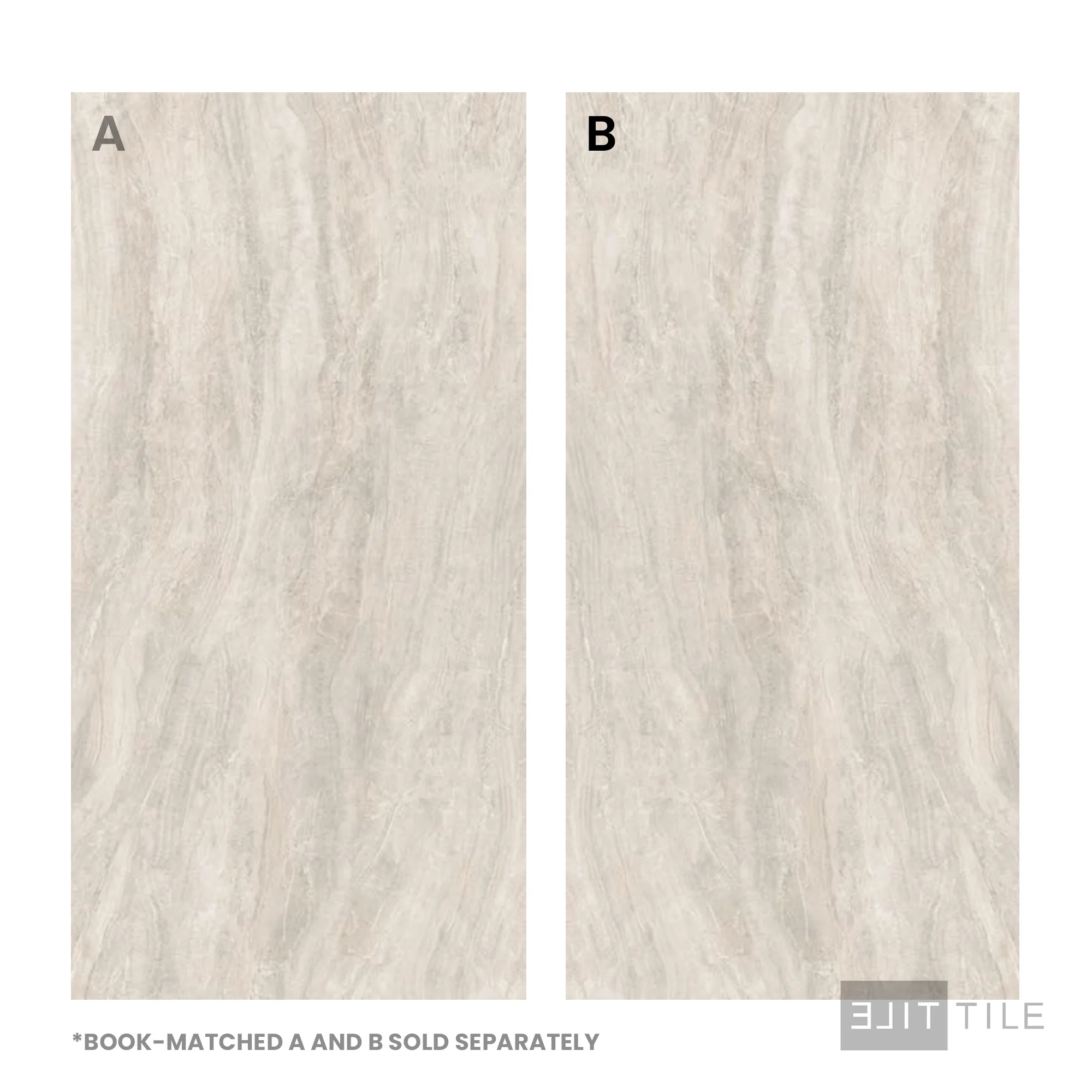 Porcelain Slabs 63X126 Taj Mahal Polished Book-Matched B - Image 3