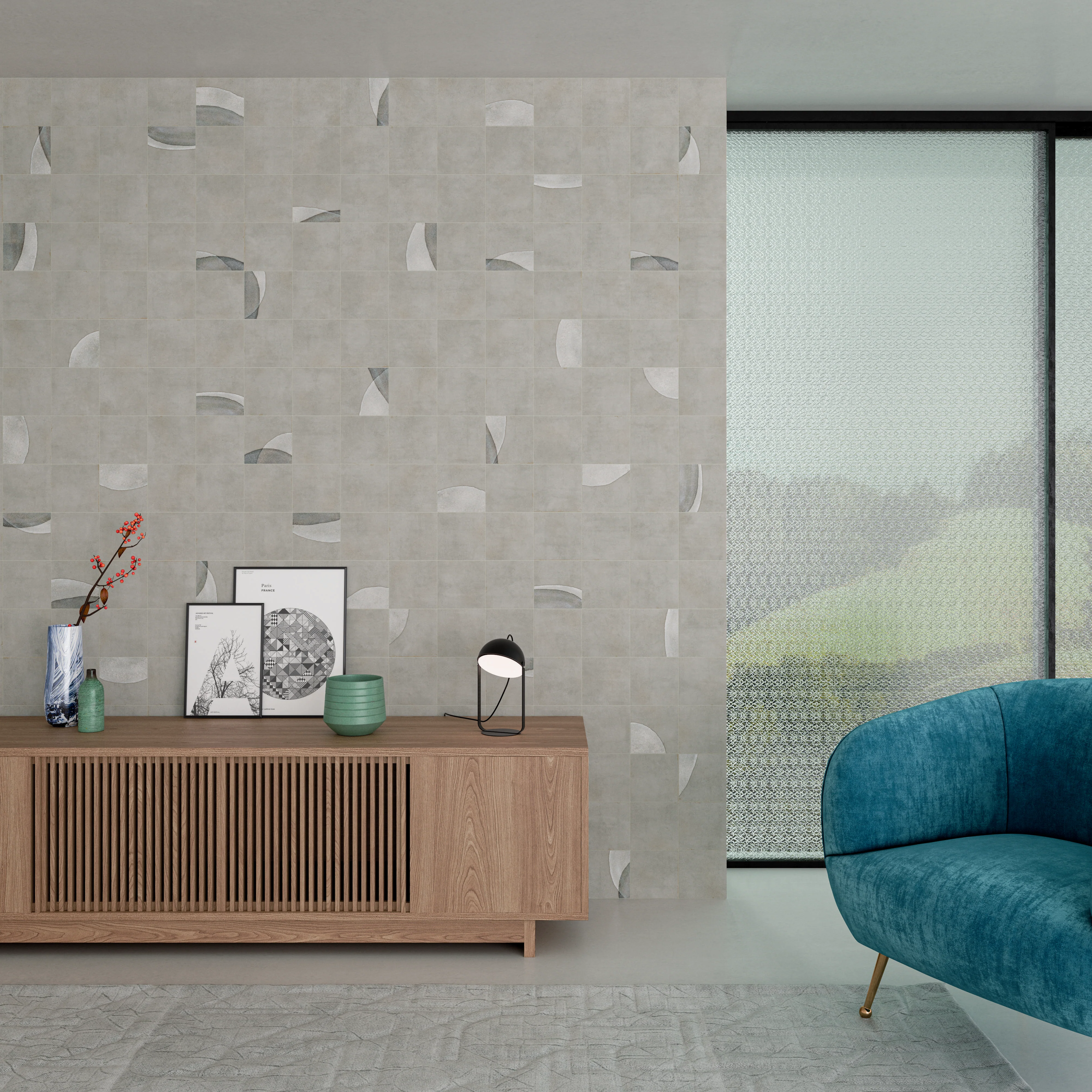 Pottery Cosmic Matte 6X6 Grey - Image 2