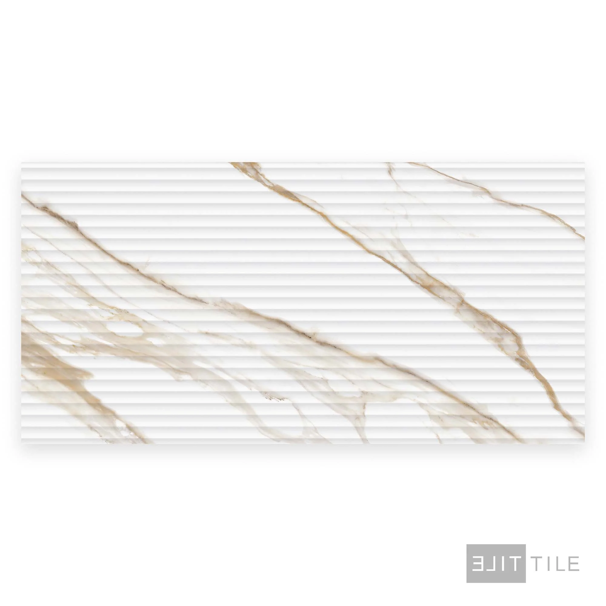 Prestigio 3D Deco 24X48 Calacatta Oro Matte - Image 3
