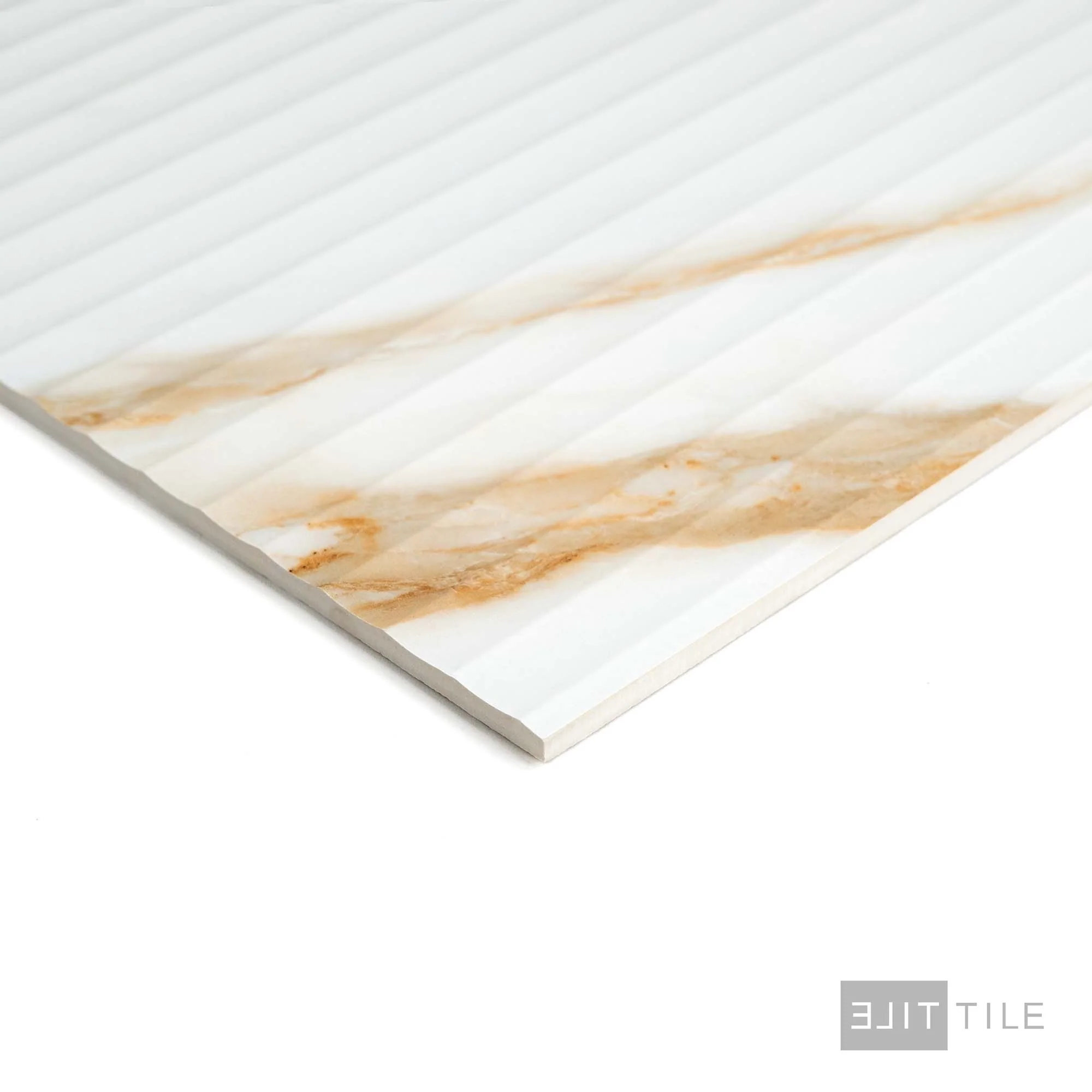 Prestigio 3D Deco 24X48 Calacatta Oro Matte - Image 4
