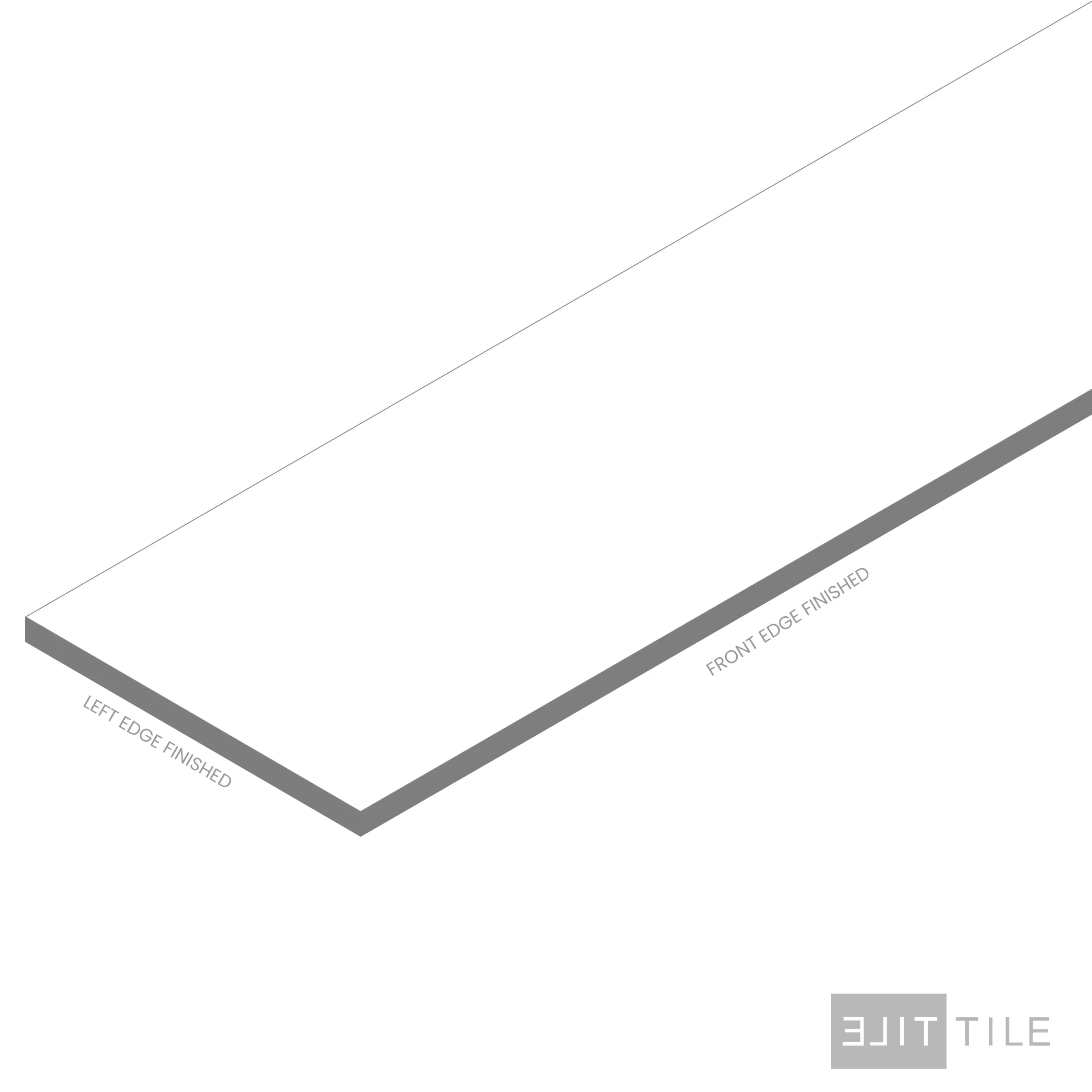 Quartz Prefab Countertop Left 9'X2' Calacatas Dorada Polished - Image 3