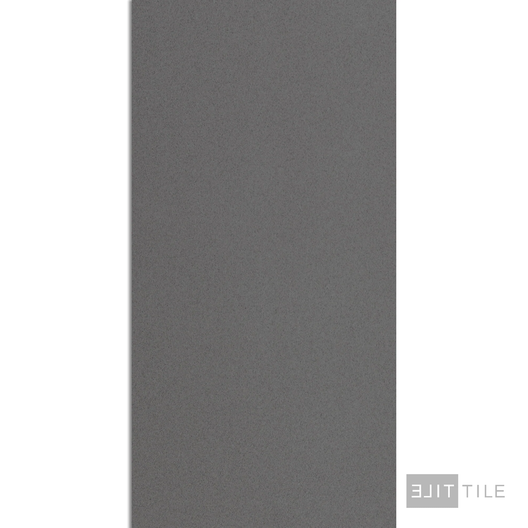 Quartz Prefab Countertop Left 9'X2' Charcoal Polished
