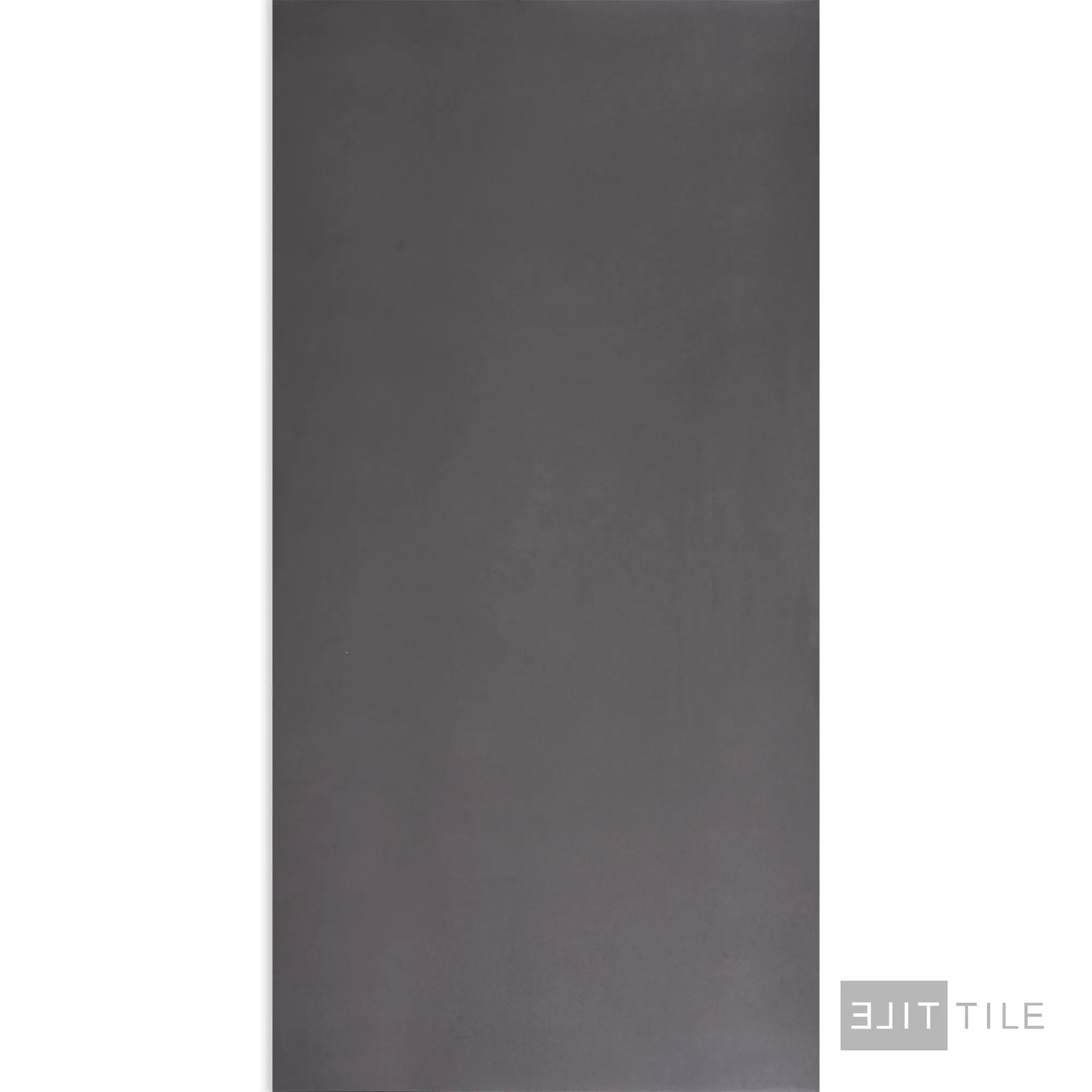 Quartz Prefab Countertop Left 9'X'2' Concrete Grey Polished