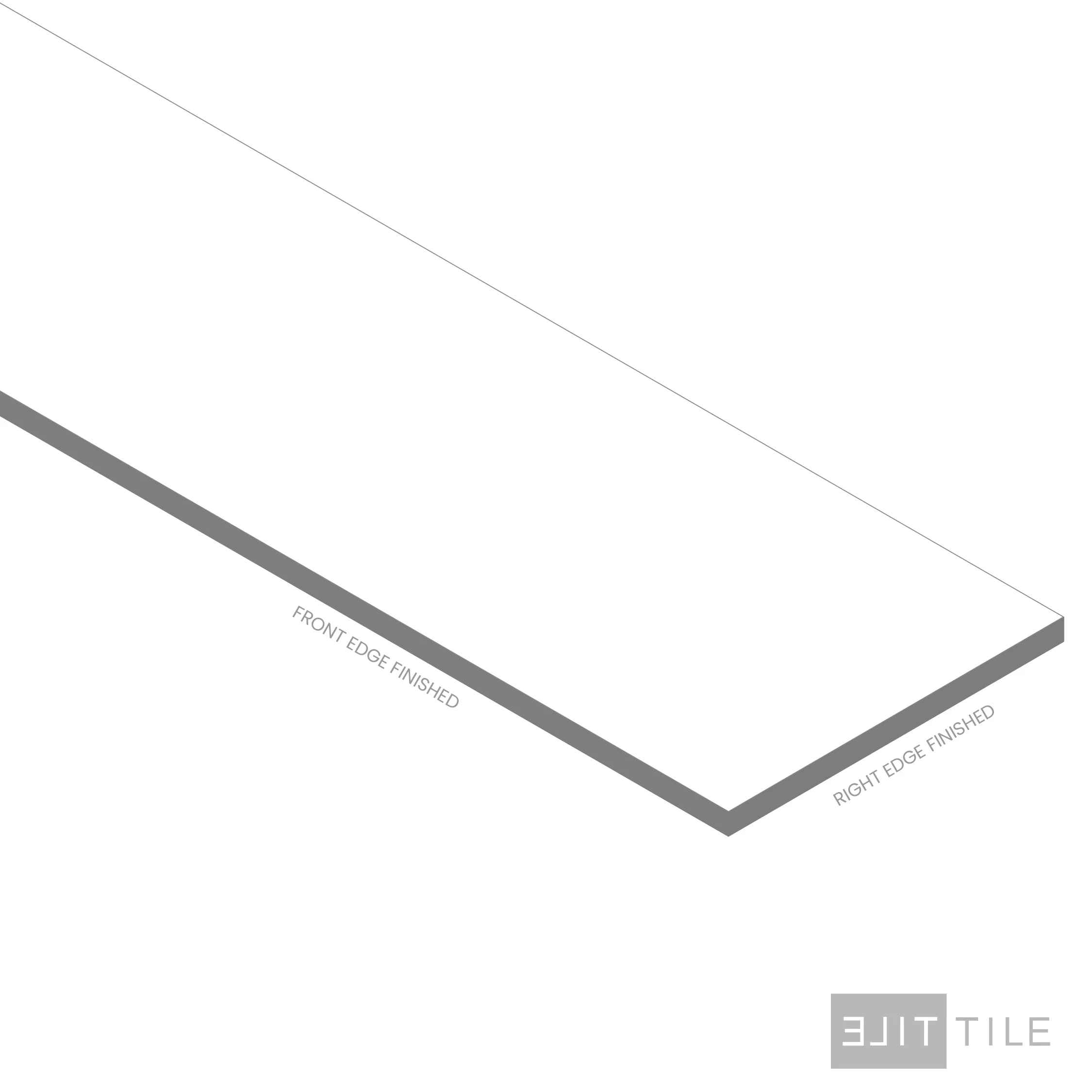 Quartz Prefab Countertop Right 9'X'2' Macaubas Polished - Image 3