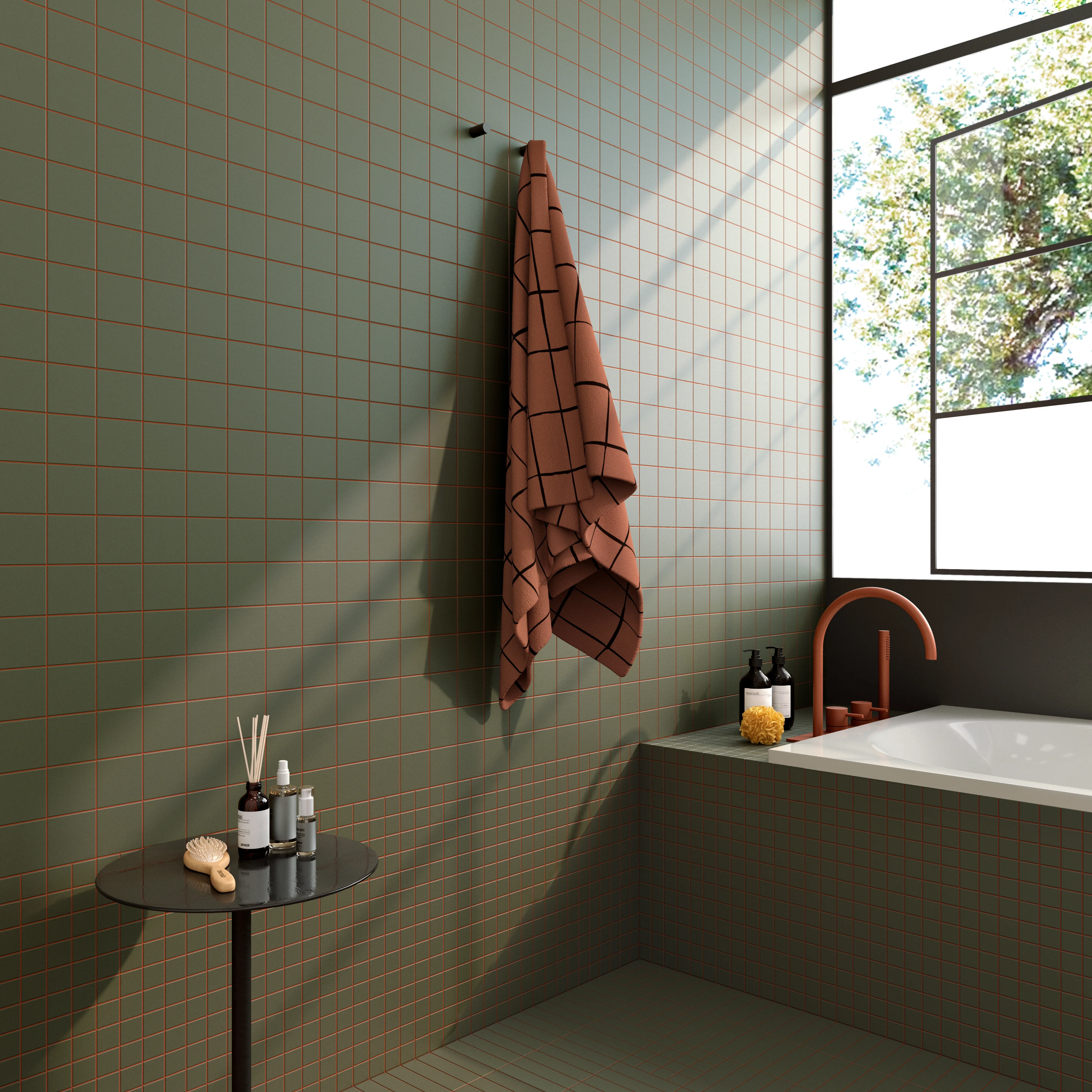 Raster Grid M Matte 6X6 Moss - Image 2