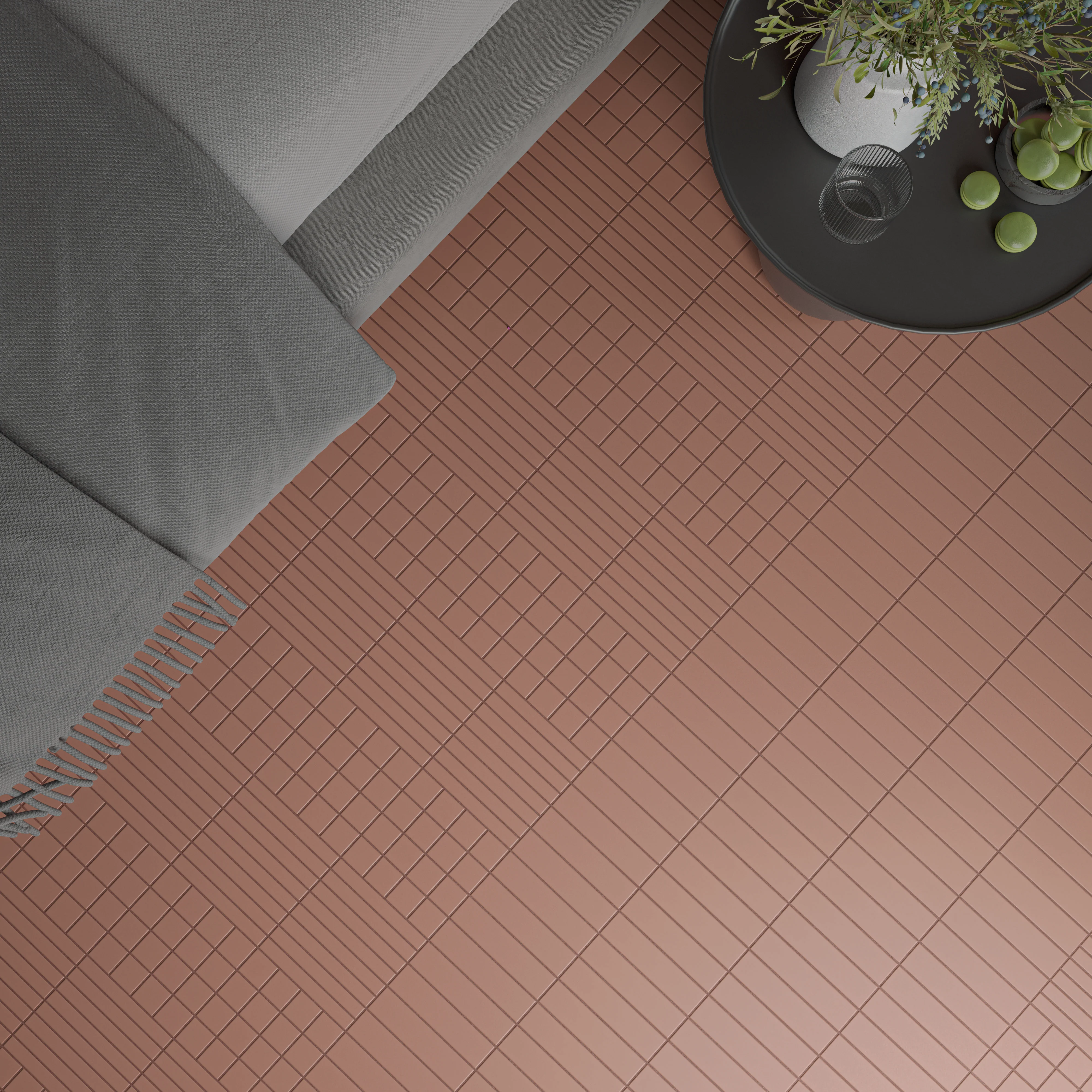 Raster Grid S Matte 6X6 Mud - Image 2