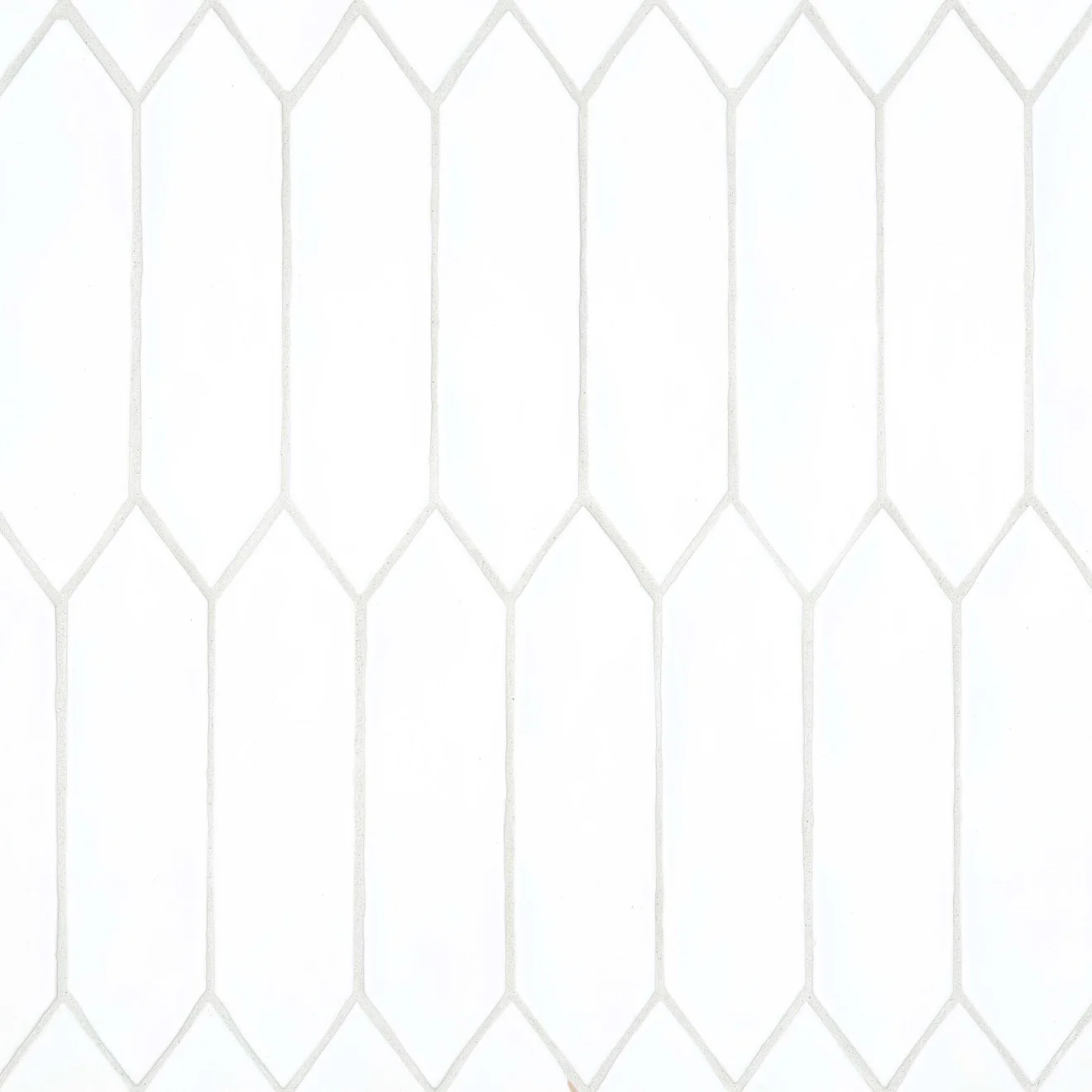 Reine Glazed Ceramic Field Tile 3X12 White Matte