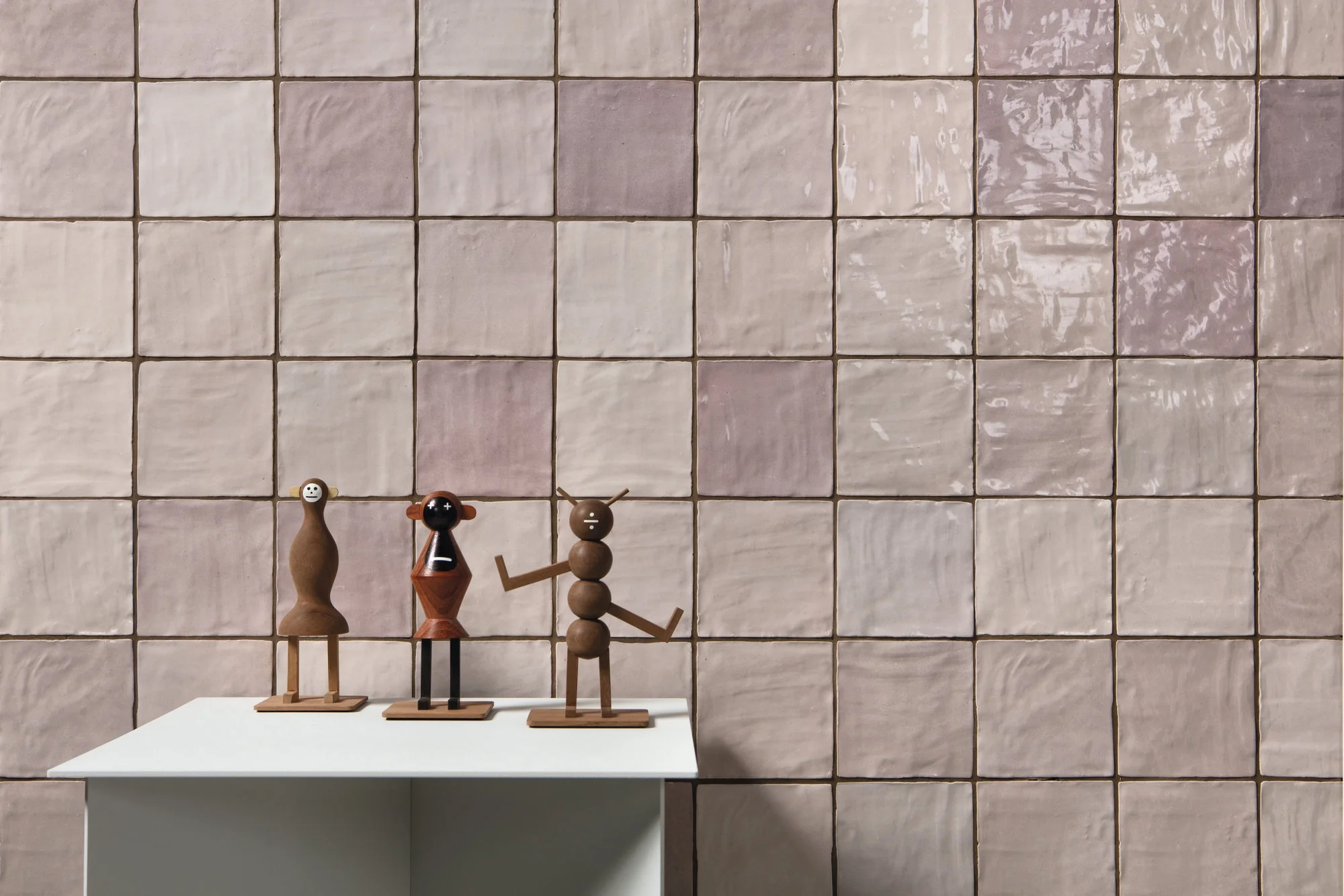 Riad Wall Tile 4X4 Pink Glossy - Image 2