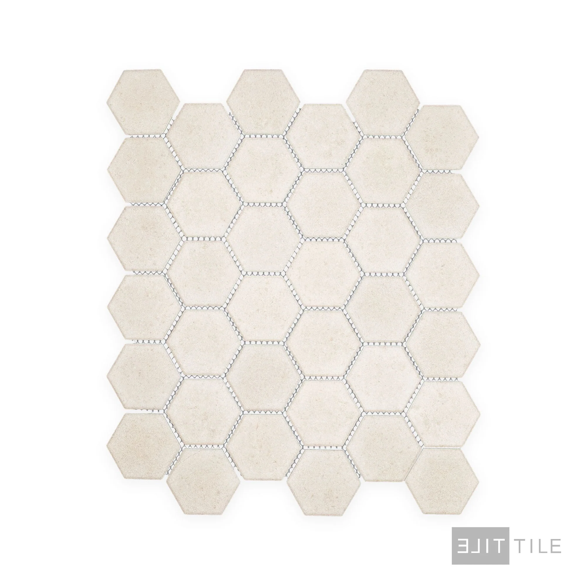 Richmond 2X2 Hexagon Mosaic 12X12 Ivory Matte - Image 2