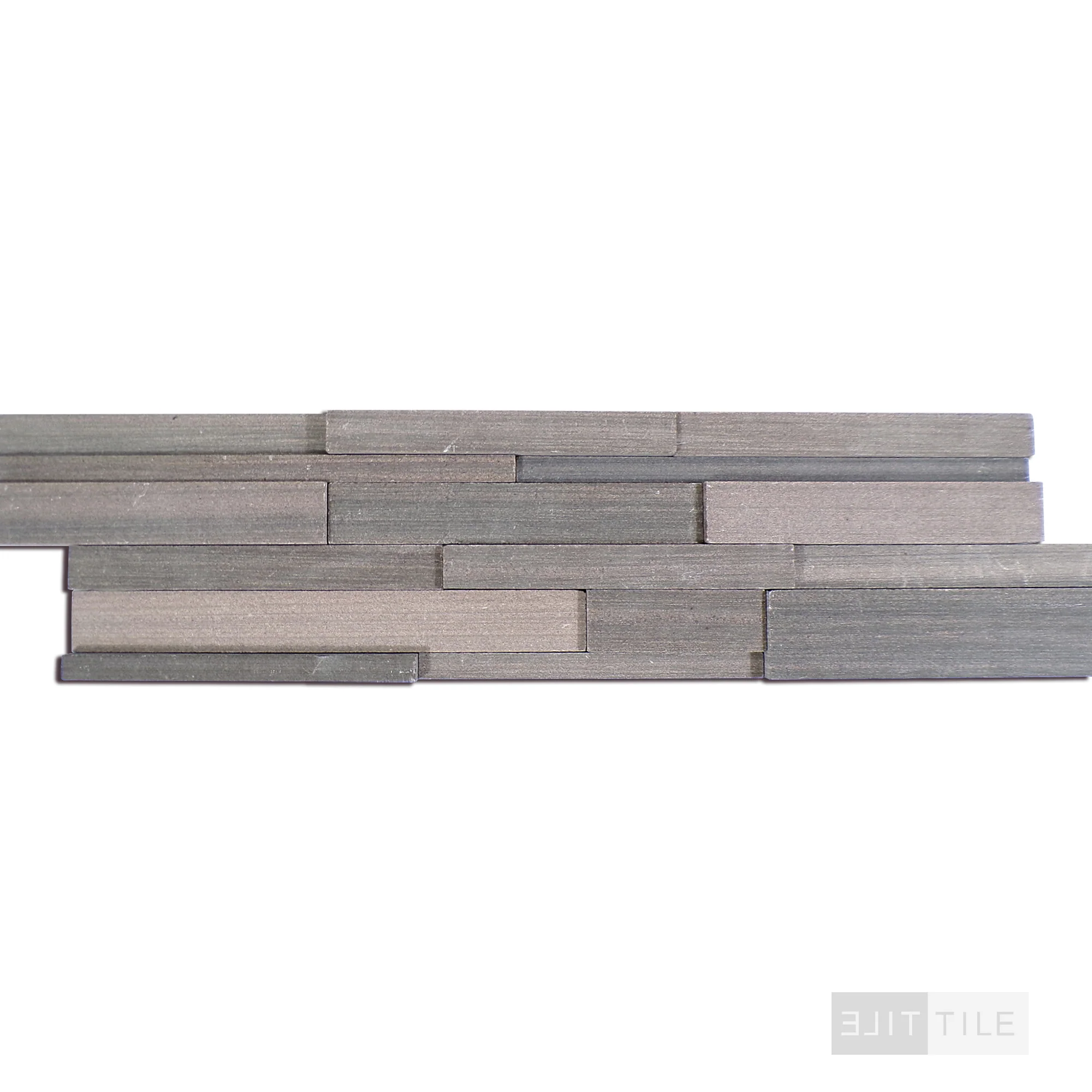 Rockmount 3D Sandstone Stacked Stone Panel 6X24 Brown Wave Honed - Image 3