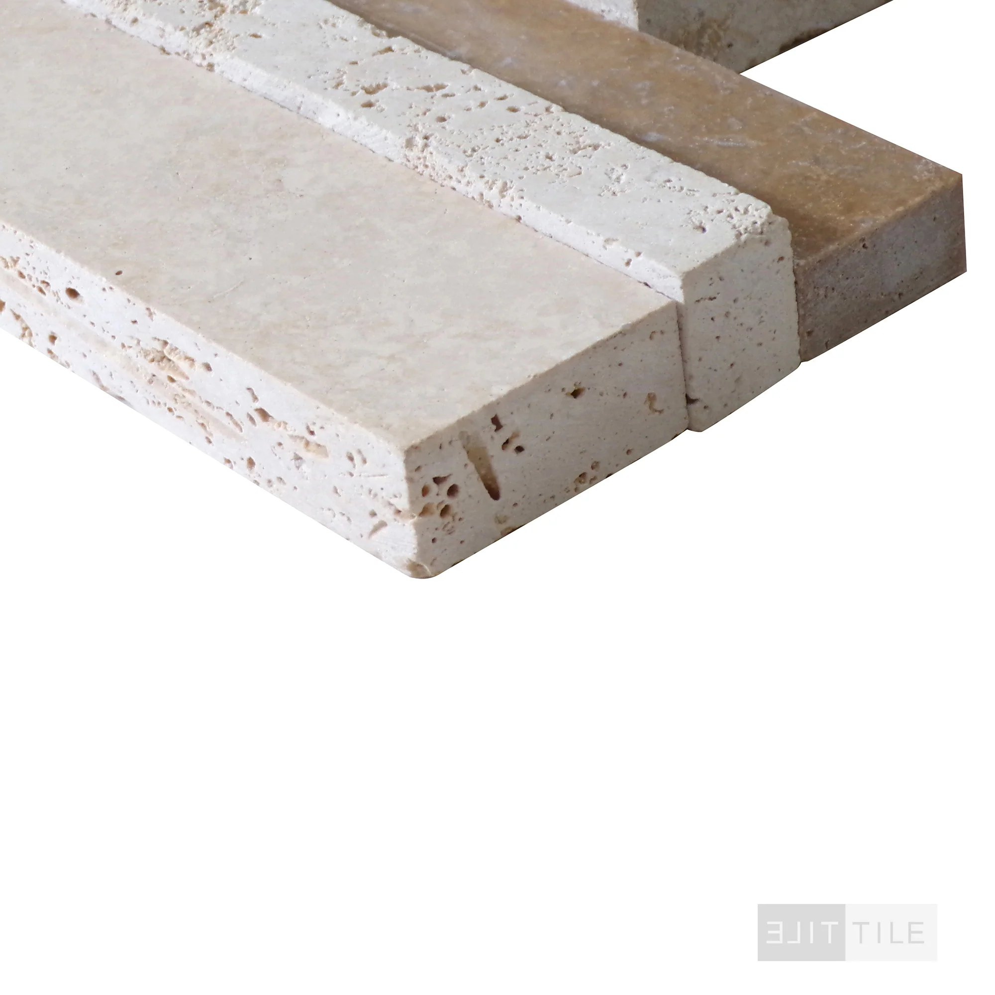 Rockmount Travertine Stacked Stone Panel 6X24 Casa Blend Honed - Image 4