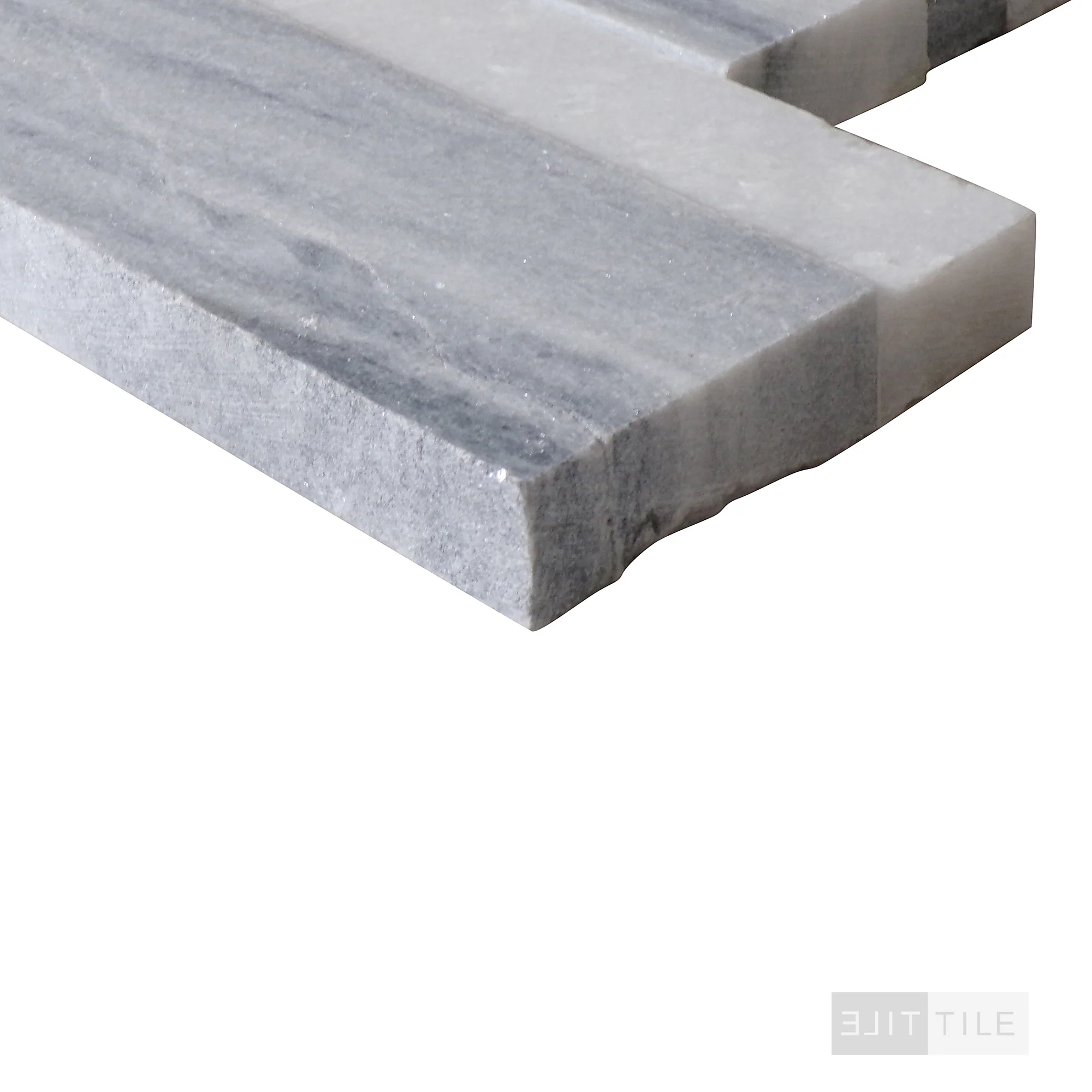 Rockmount 3D Marble Stacked Stone Panel 6X24 Gray Honed - Image 4