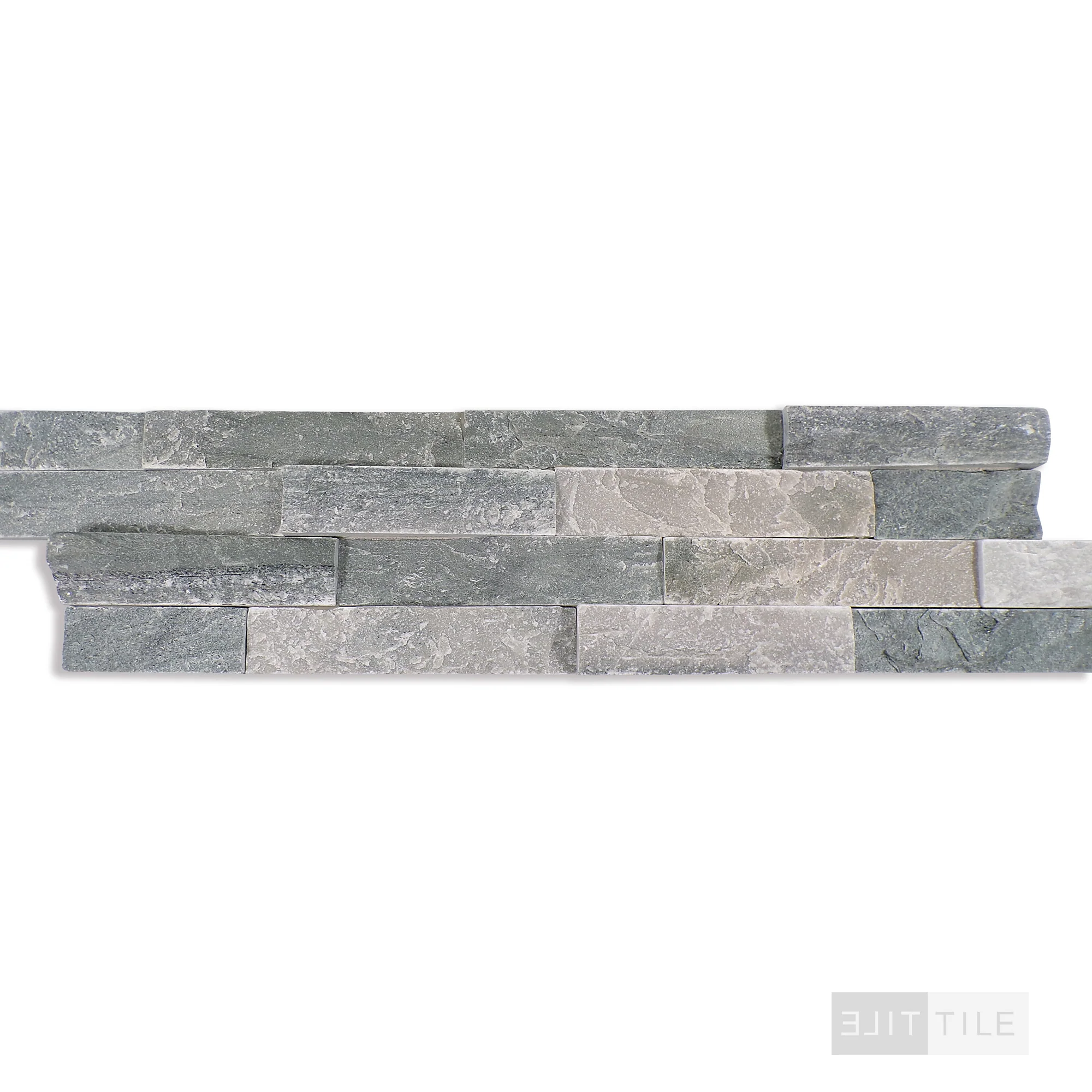 Rockmount Sandstone Stacked Stone Panel 6X24 Grey Splitface - Image 3