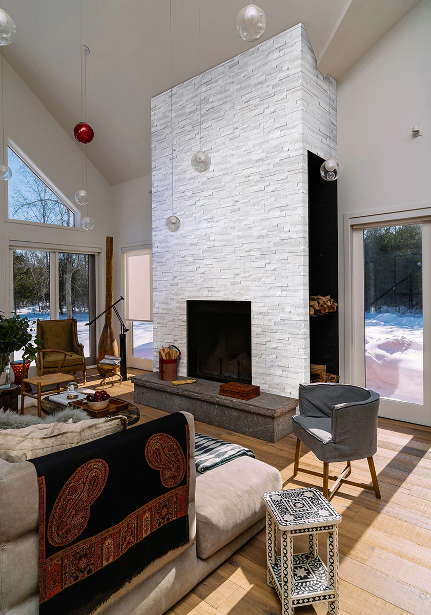 Rockmount Marble Ledger Panel 6X24 White Multi Finish - Image 2