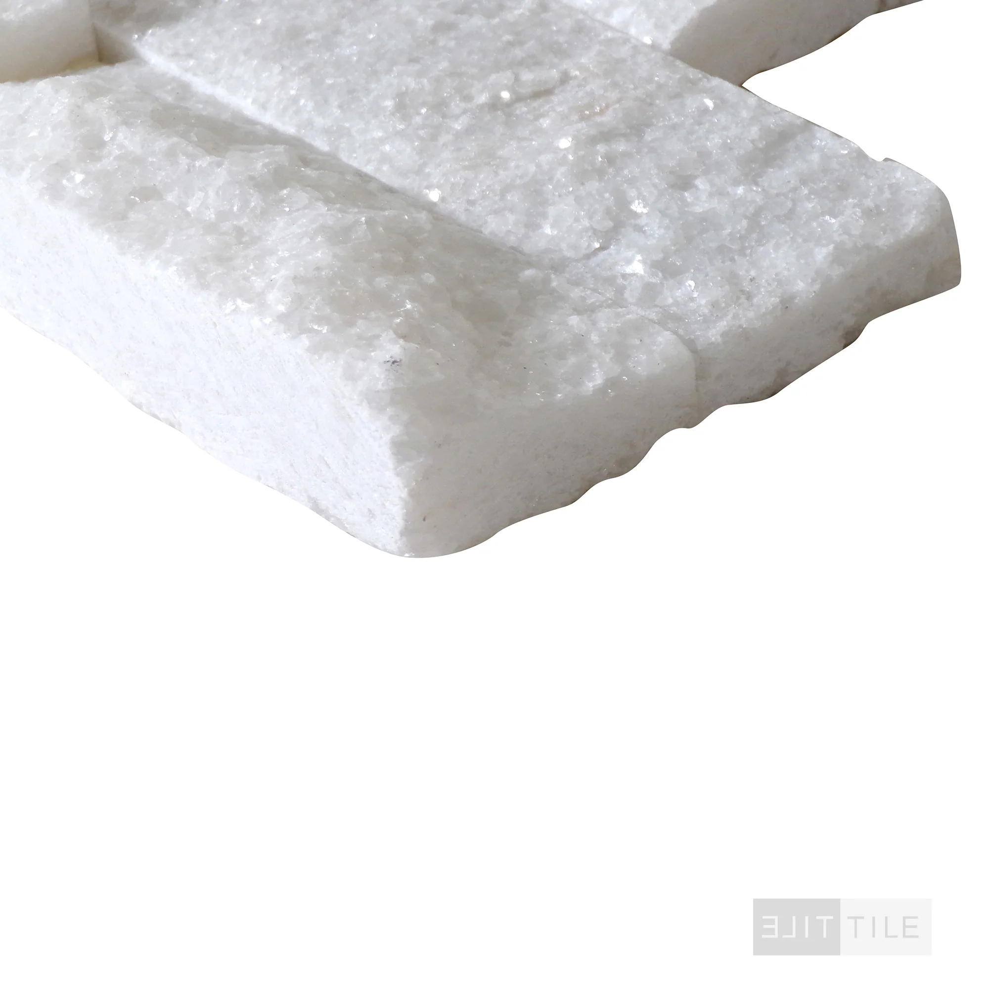 Rockmount Marble Mini Stacked Panel 4.5X16 White Splitface - Image 4